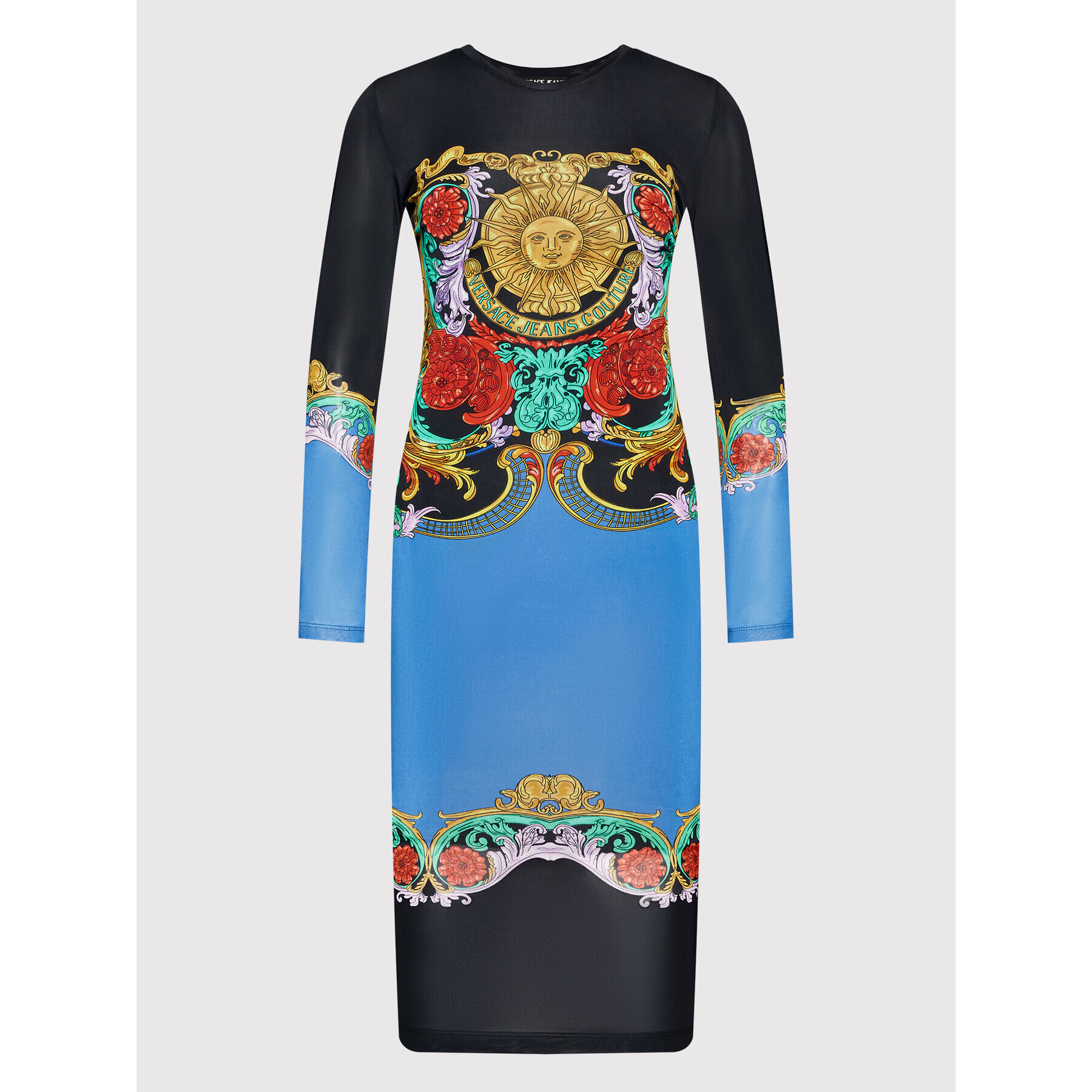 Versace Jeans Couture Ежедневна рокля Garland Sun 72HAO9A8 Цветен Slim Fit - Pepit.bg