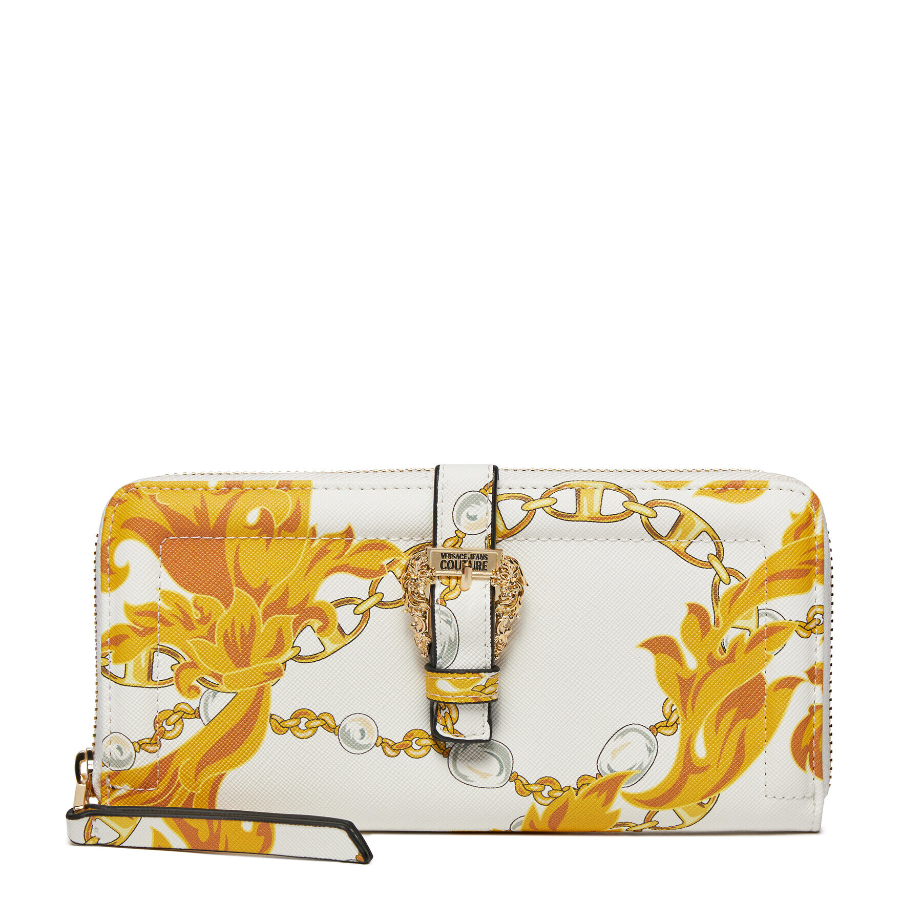 Versace Jeans Couture Голям дамски портфейл 75VA5PF1 Бял - Pepit.bg