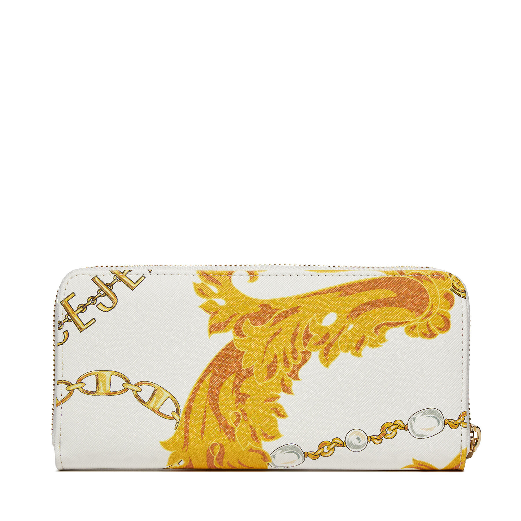 Versace Jeans Couture Голям дамски портфейл 75VA5PF1 Бял - Pepit.bg