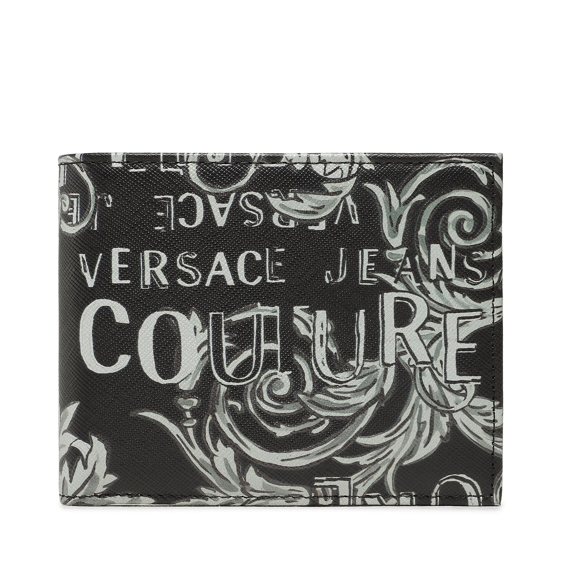 Versace Jeans Couture Голям мъжки портфейл 74YA5PB1 Черен - Pepit.bg