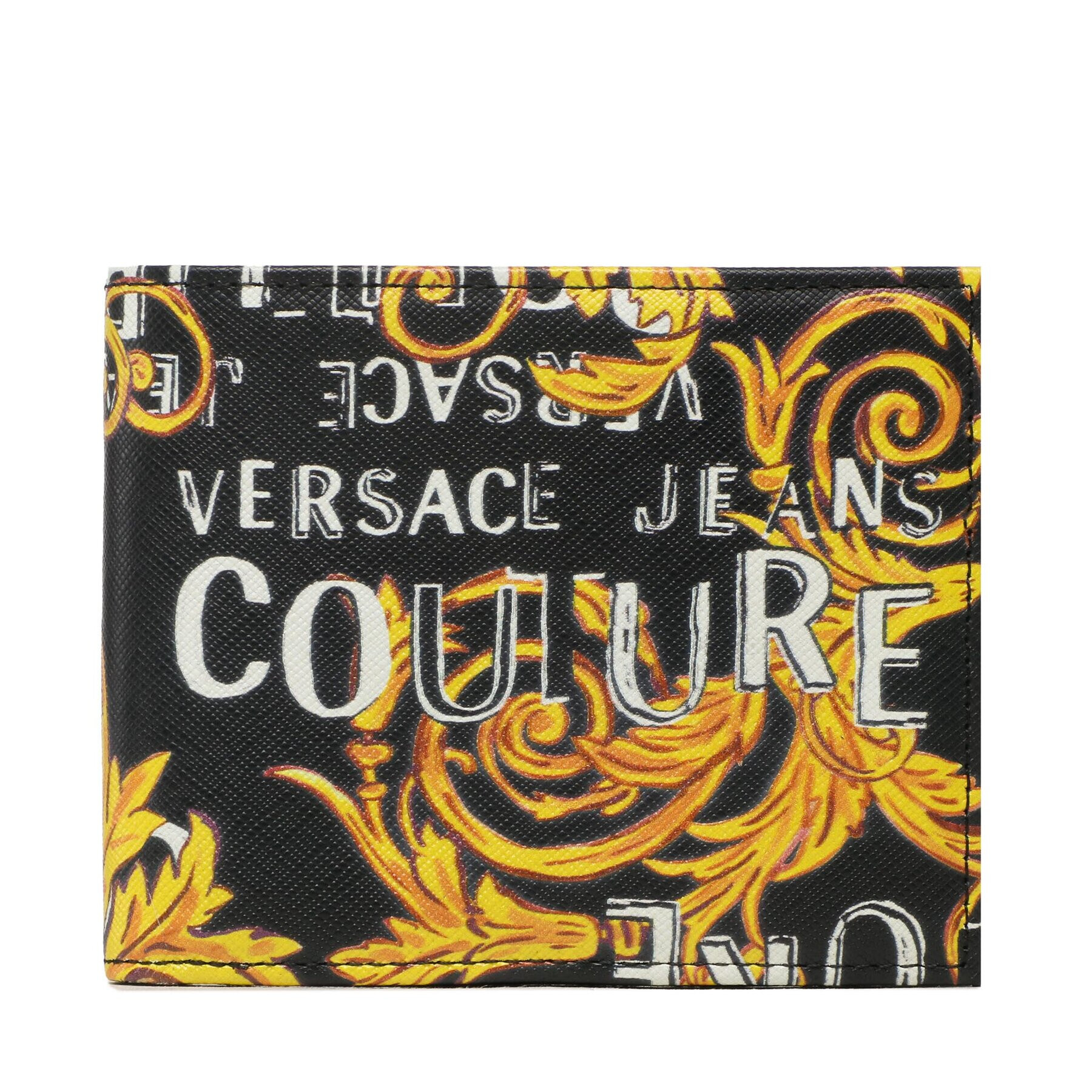 Versace Jeans Couture Голям мъжки портфейл 74YA5PB1 Черен - Pepit.bg