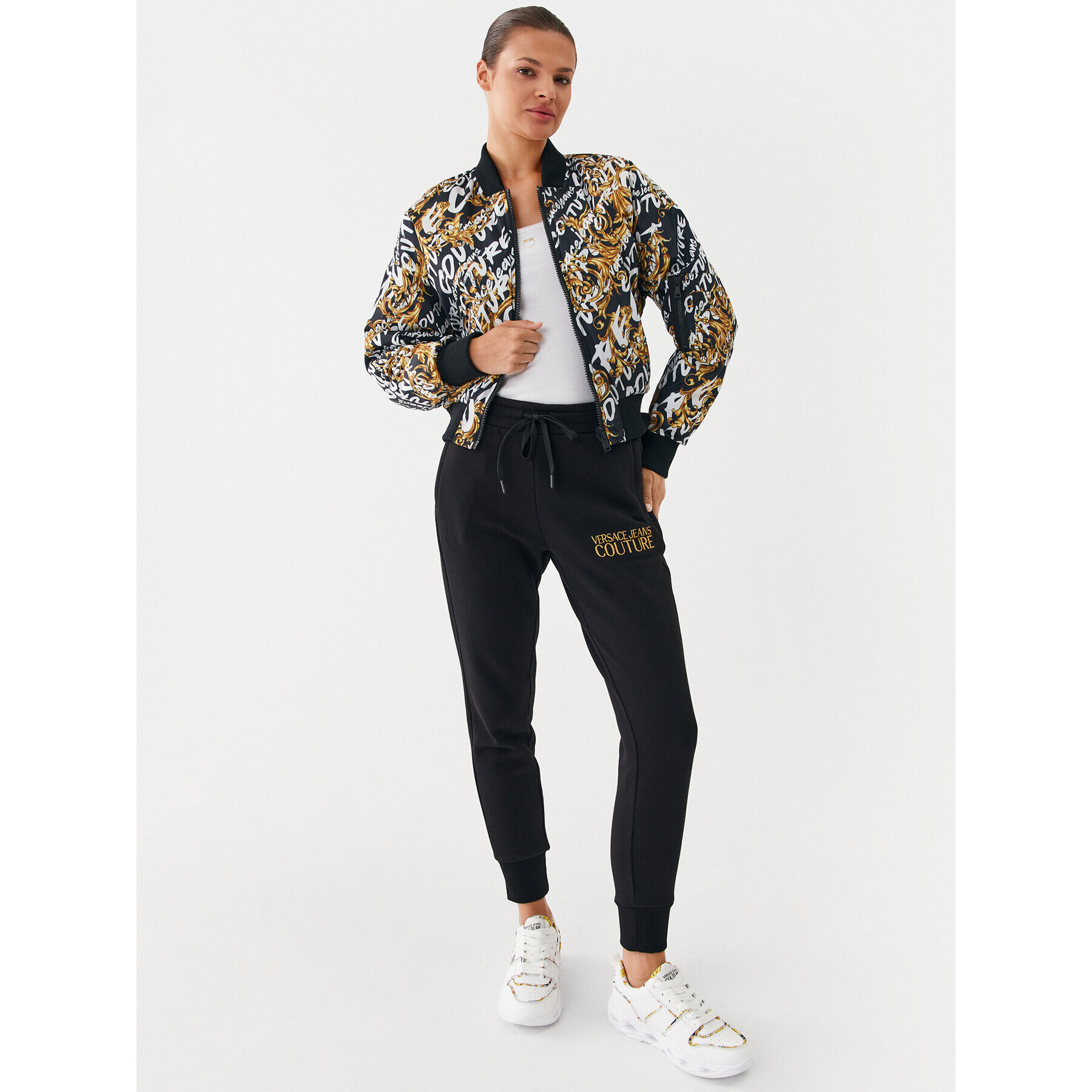Versace Jeans Couture Яке бомбър 73HAT408 Цветен Relaxed Fit - Pepit.bg