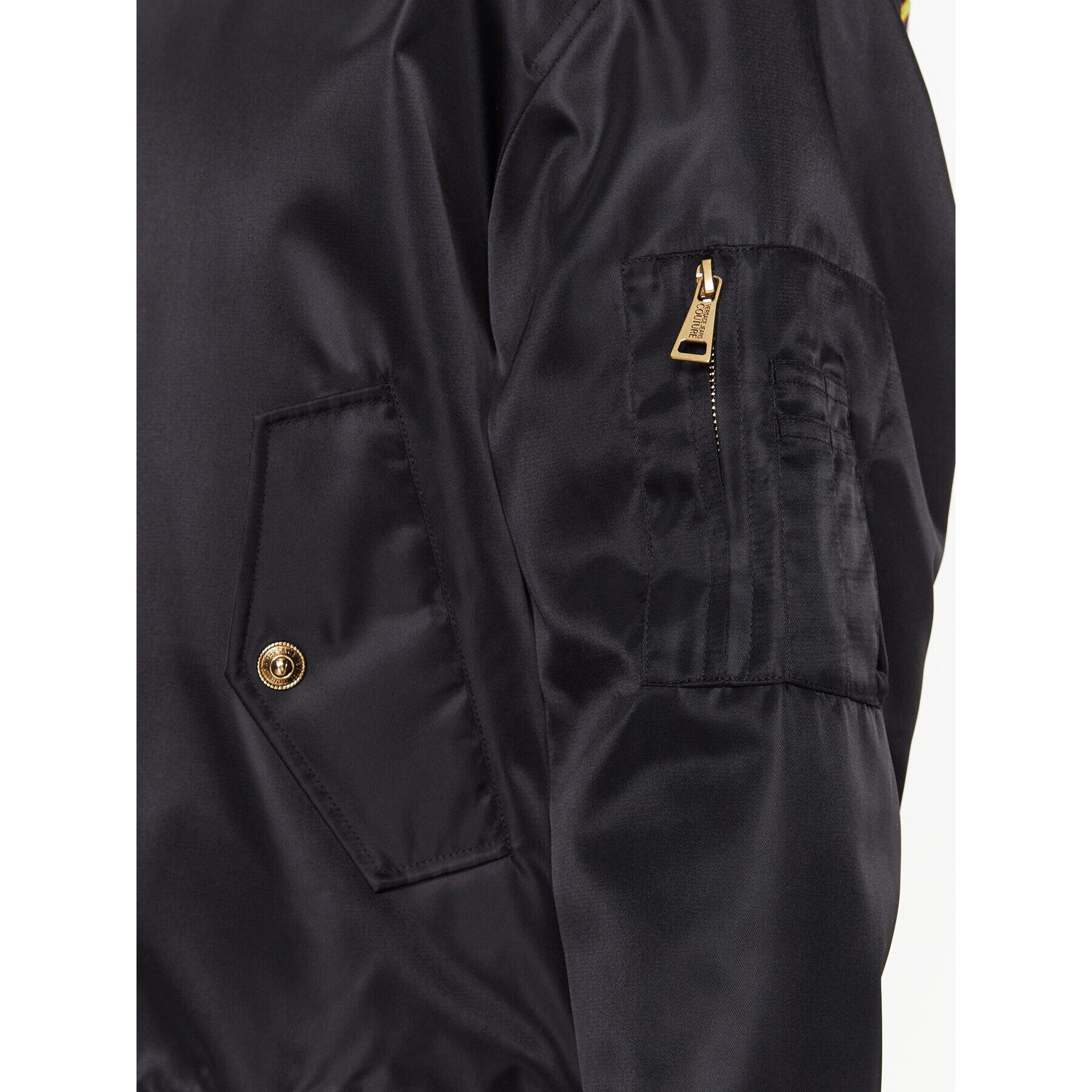 Versace Jeans Couture Яке бомбър 74GASD07 Черен Regular Fit - Pepit.bg