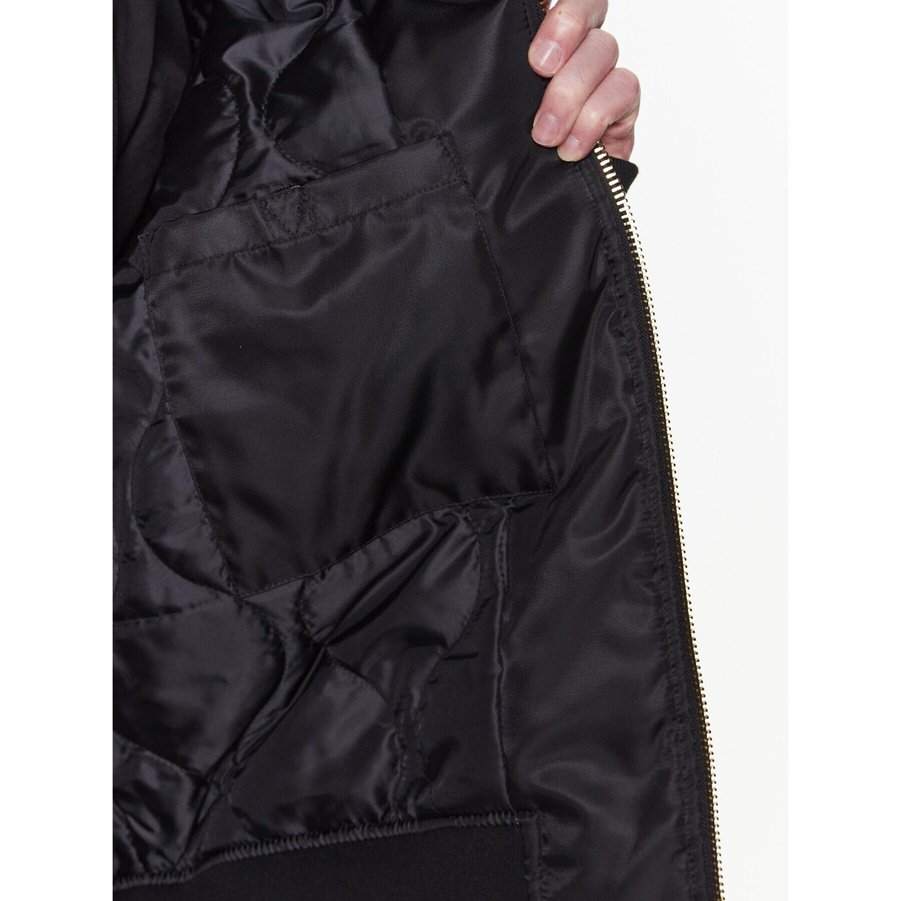 Versace Jeans Couture Яке бомбър 74GASD07 Черен Regular Fit - Pepit.bg