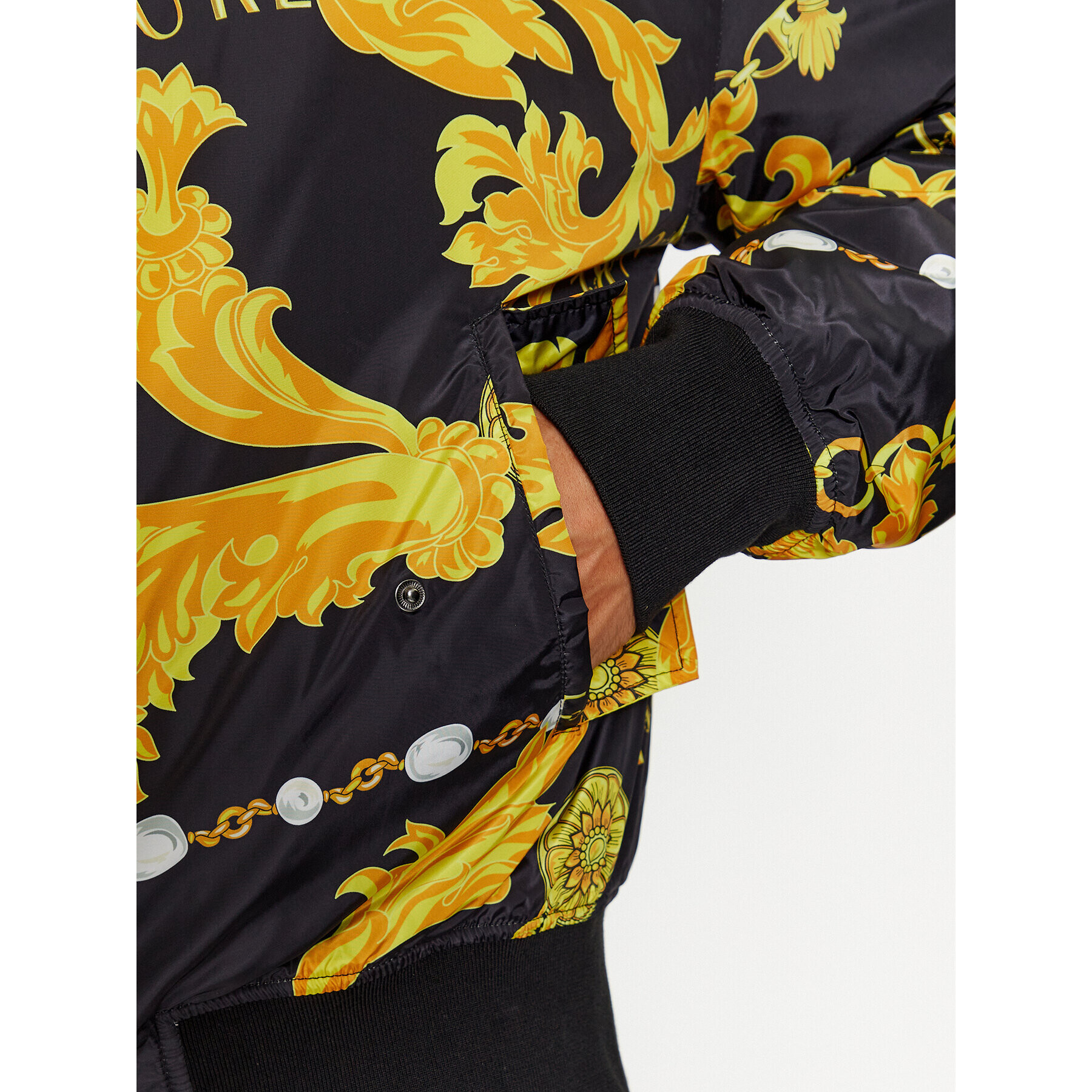 Versace Jeans Couture Яке бомбър 75GASD04 Черен Regular Fit - Pepit.bg