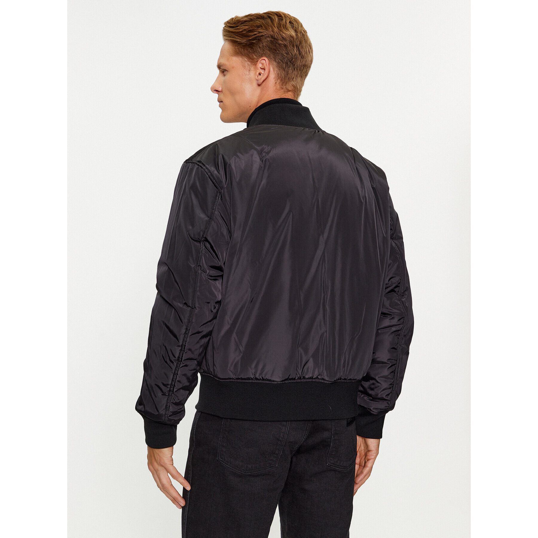 Versace Jeans Couture Яке бомбър 75GASD04 Черен Regular Fit - Pepit.bg