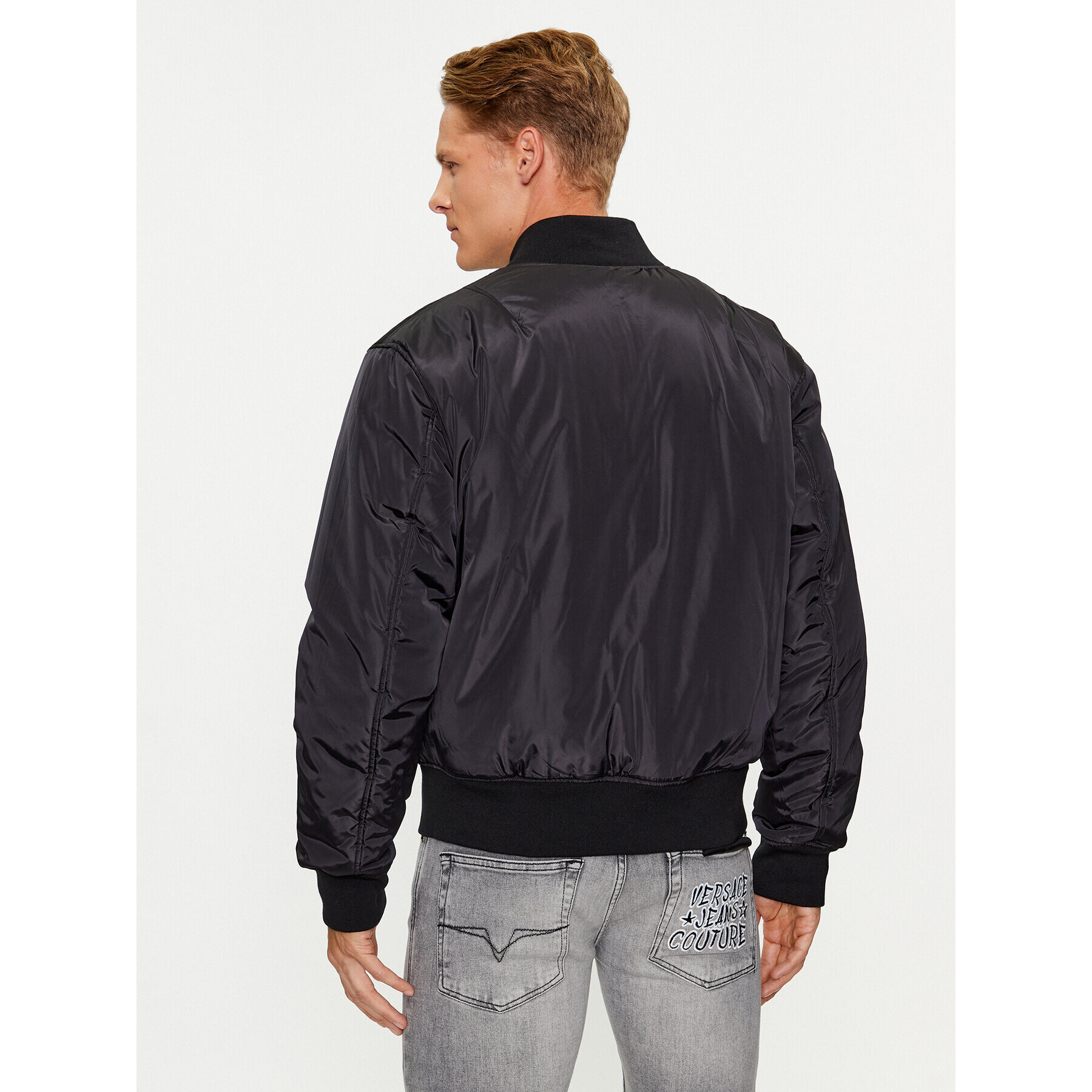 Versace Jeans Couture Яке бомбър 75GASD04 Черен Regular Fit - Pepit.bg