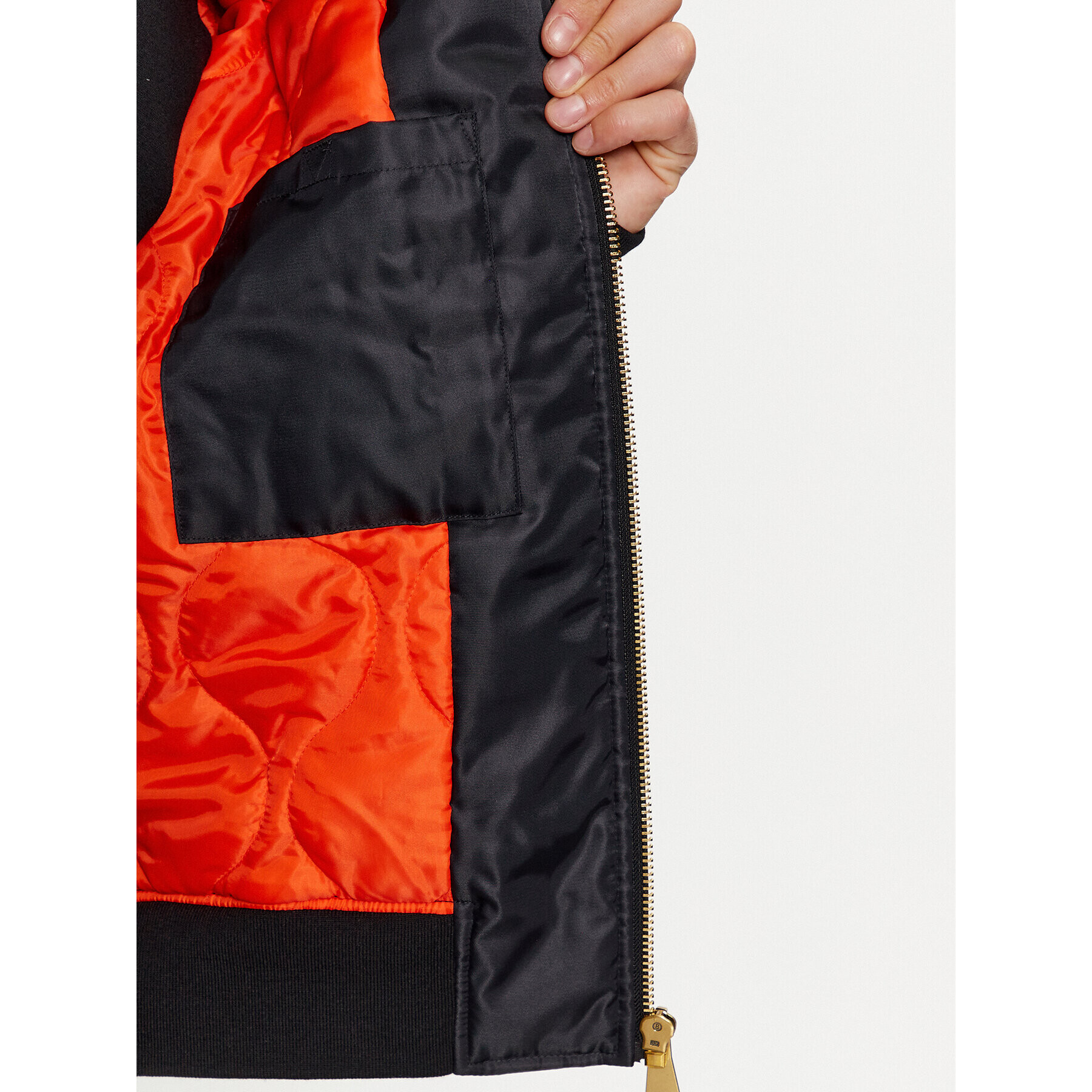 Versace Jeans Couture Яке бомбър 75GASD07 Черен Regular Fit - Pepit.bg
