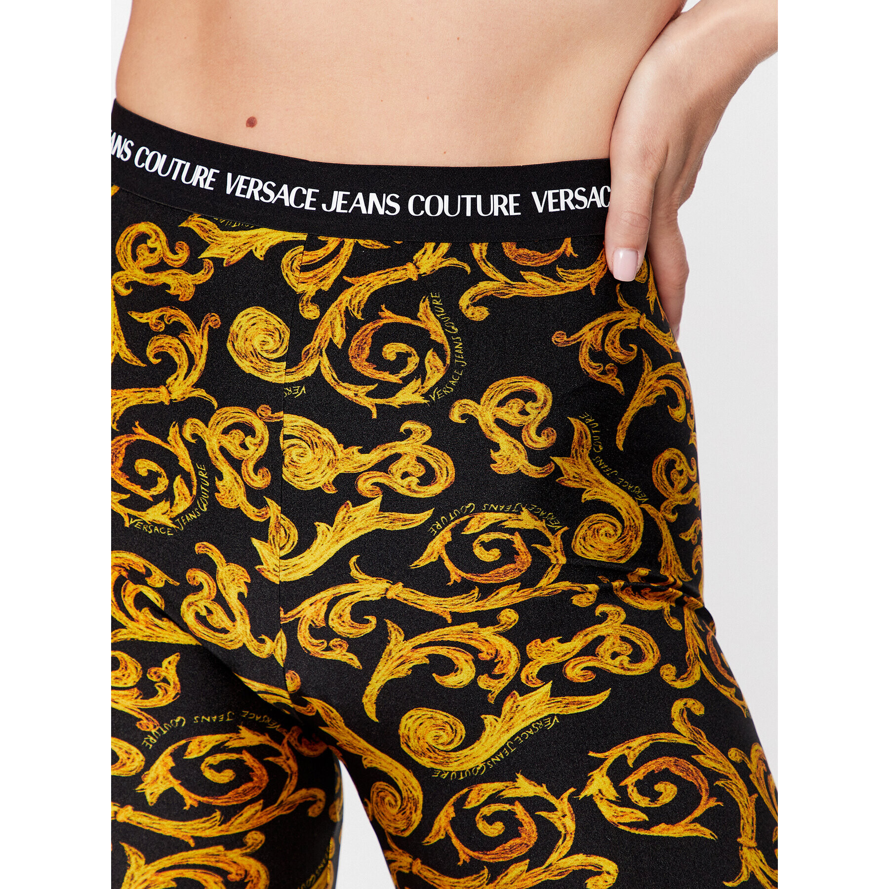 Versace Jeans Couture Клин 74HAC101 Черен Regular Fit - Pepit.bg