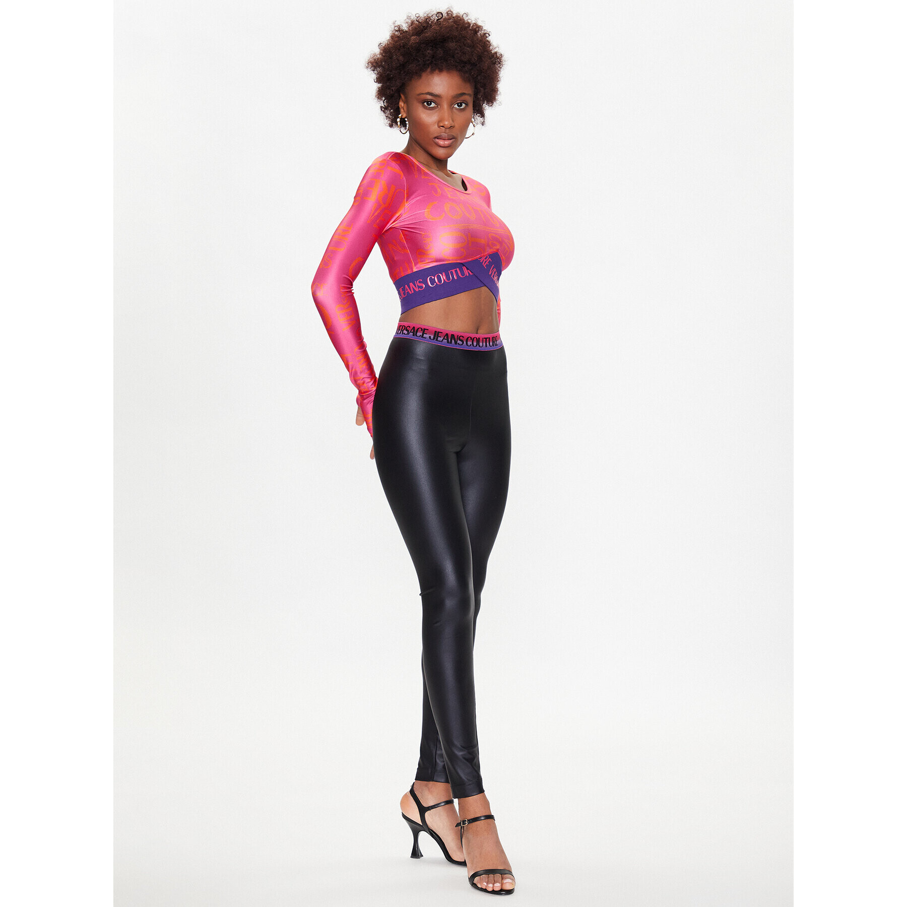 Versace Jeans Couture Клин 74HAC101 Черен Slim Fit - Pepit.bg