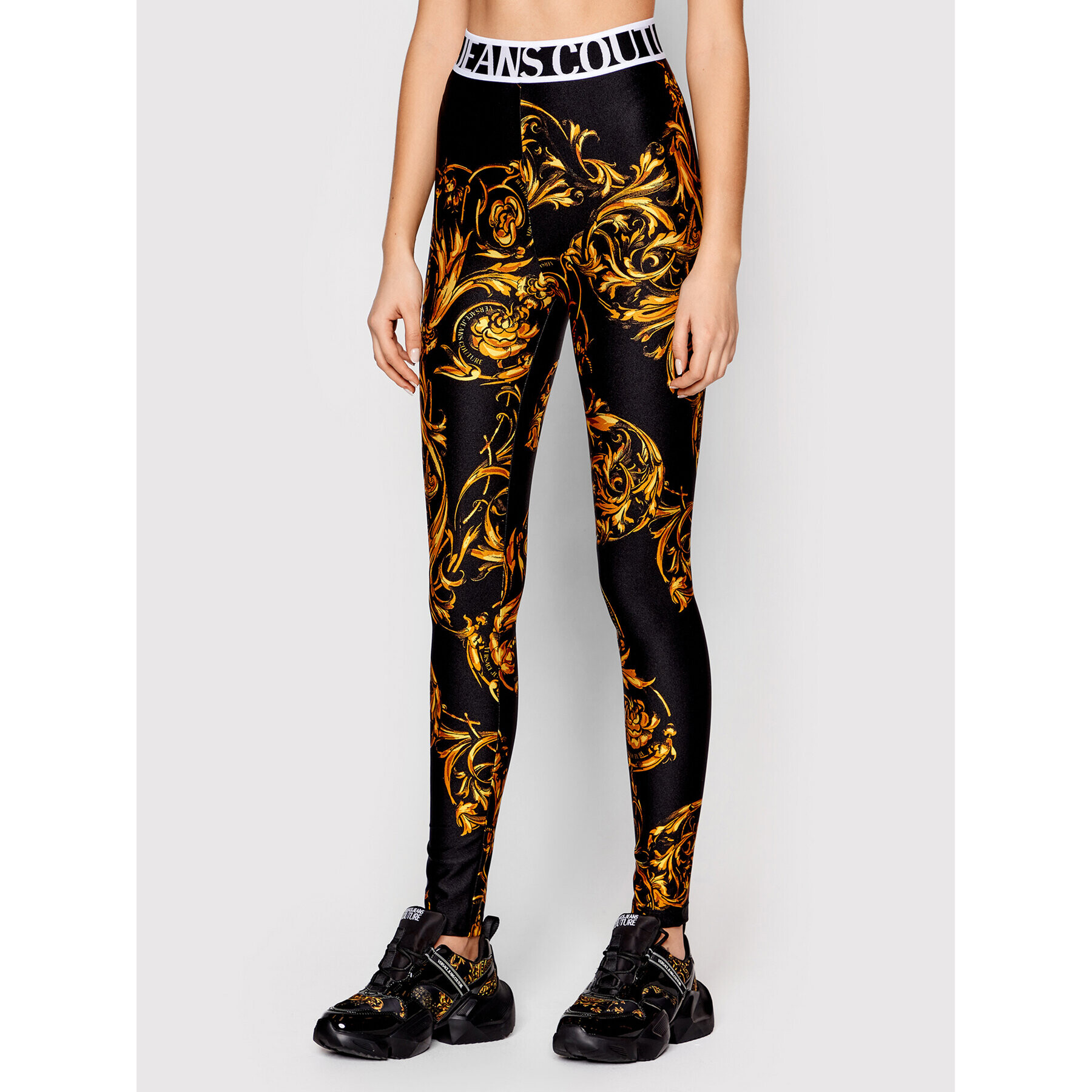 Versace Jeans Couture Клин Regalia 72HAC101 Черен Slim Fit - Pepit.bg