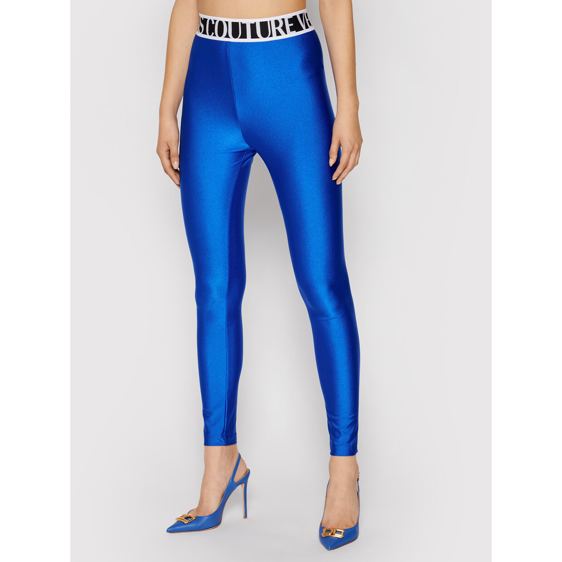 Versace Jeans Couture Клин Shiny Lycra Sumatra 71HAC101 Син Slim Fit - Pepit.bg