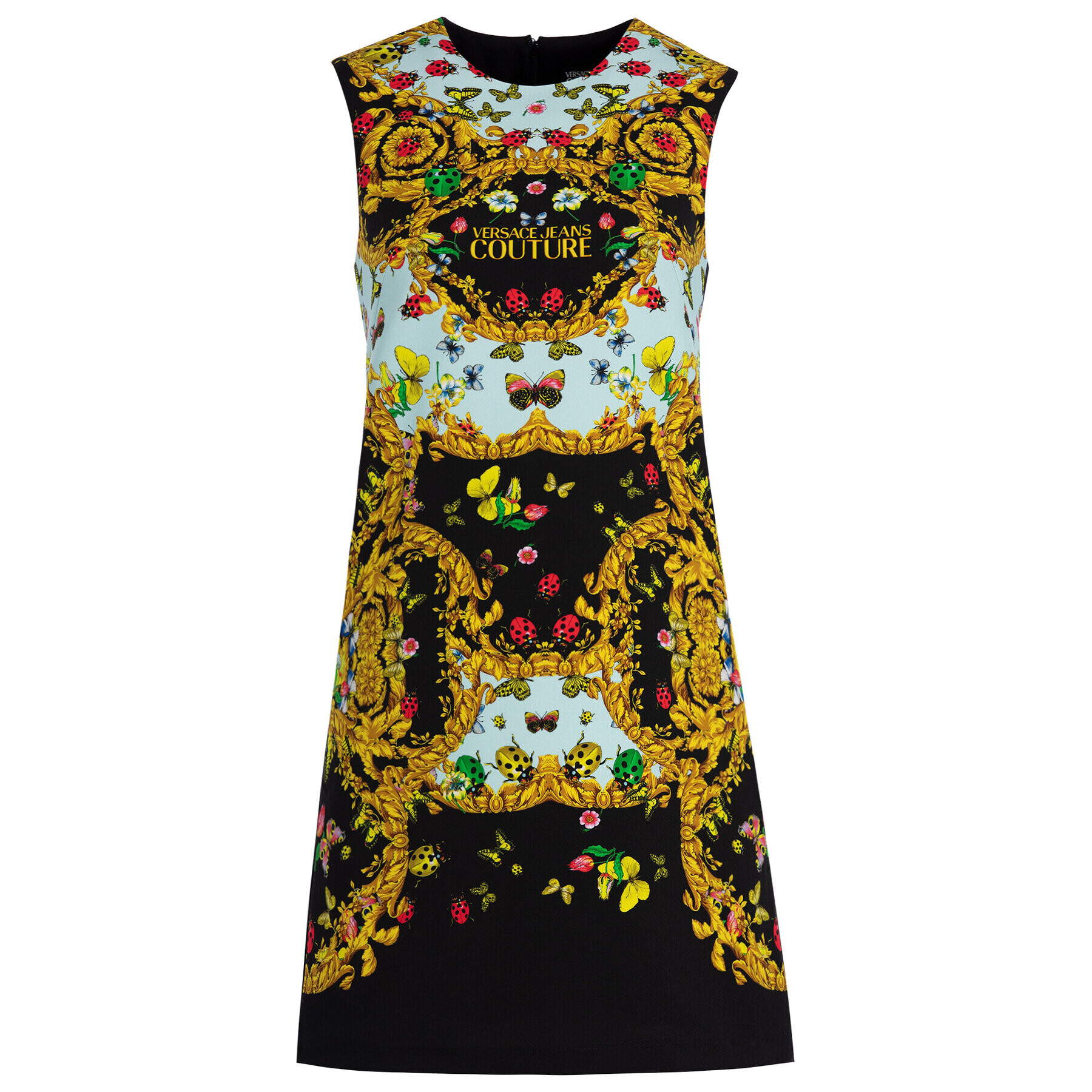 Versace Jeans Couture Коктейлна рокля D2HUA422 Цветен Regular Fit - Pepit.bg