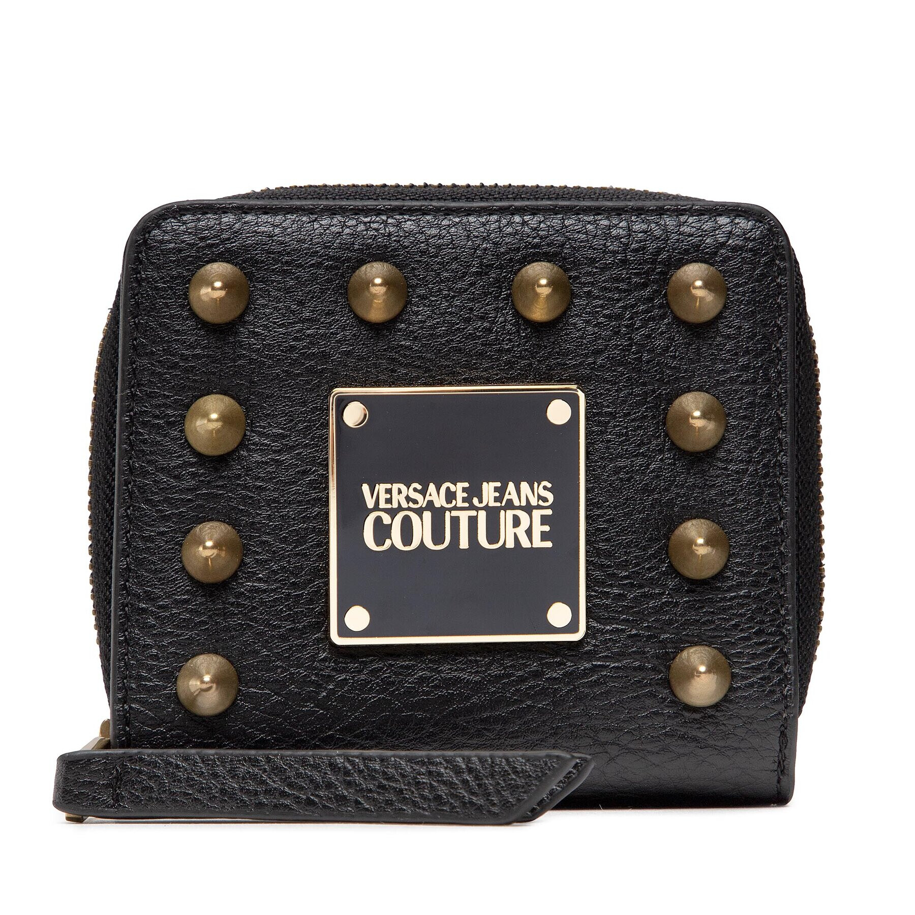 Versace Jeans Couture Малък дамски портфейл 73VA5PEA Черен - Pepit.bg