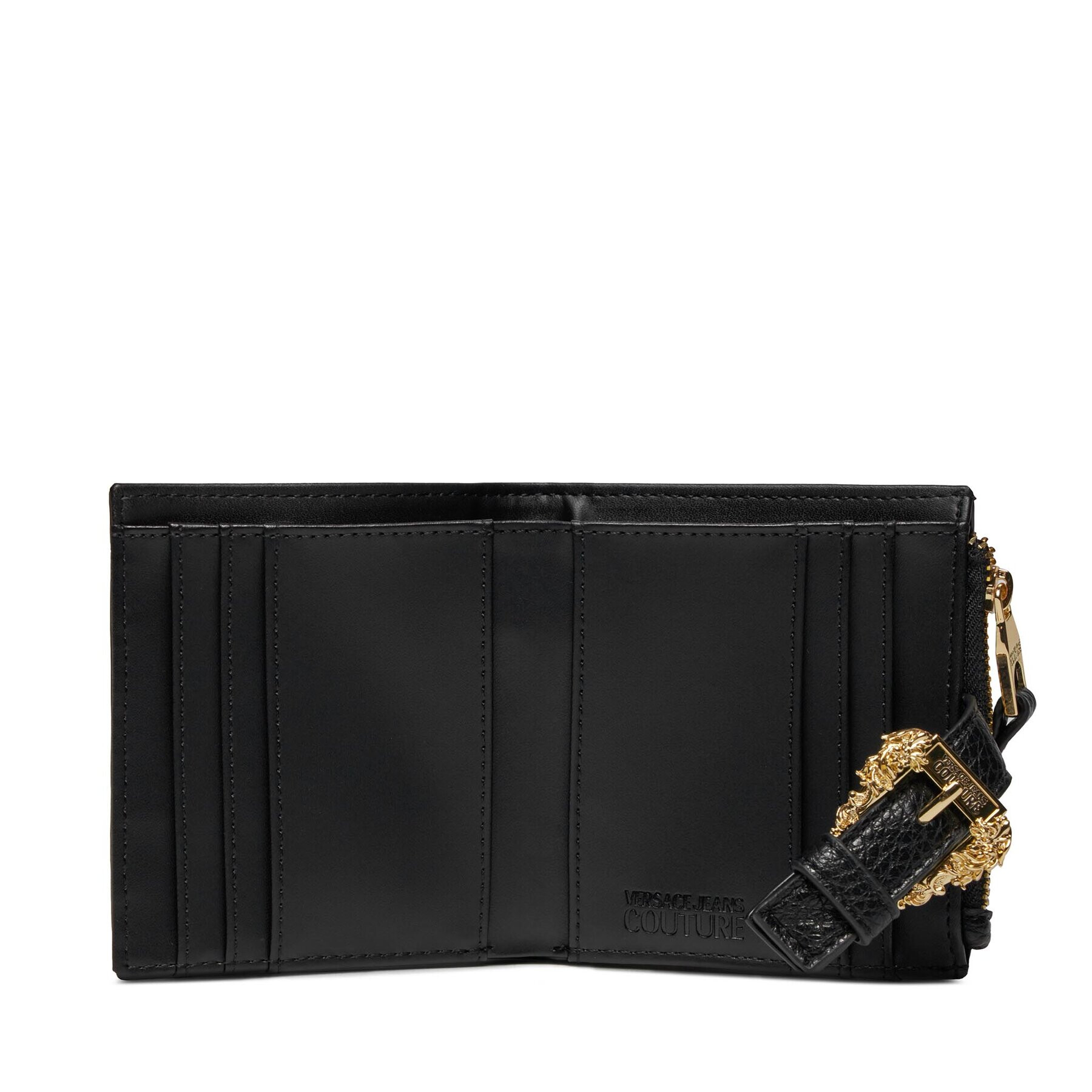 Versace Jeans Couture Малък дамски портфейл 75VA5PF2 Черен - Pepit.bg