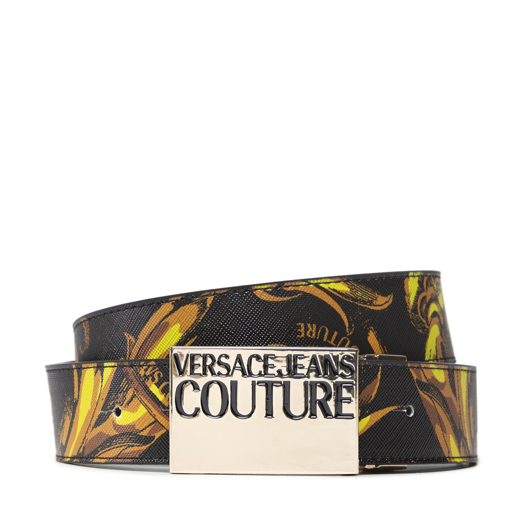 Versace Jeans Couture Мъжки колан 72YA6F32 Черен - Pepit.bg