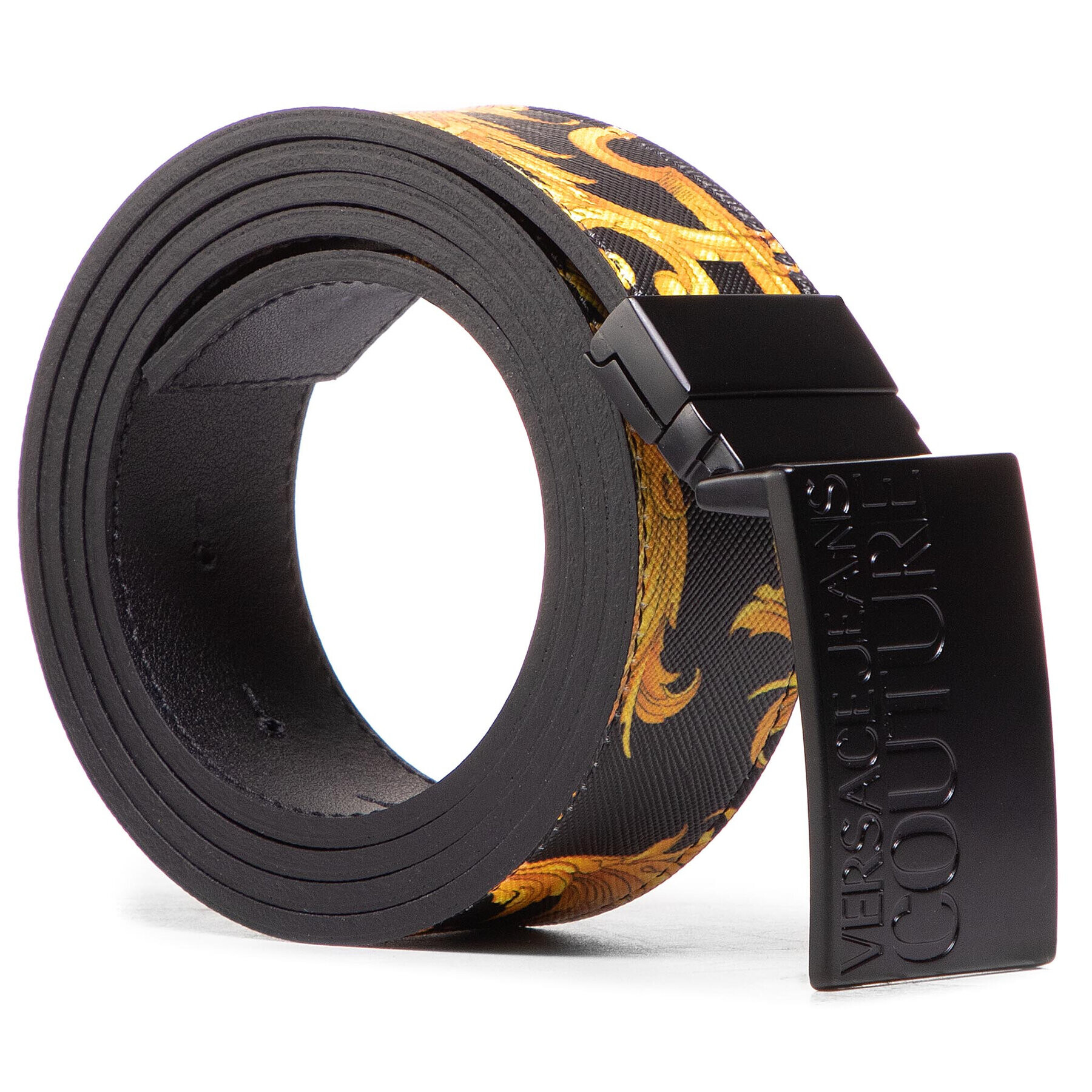 Versace Jeans Couture Мъжки колан D8YWAF32 Черен - Pepit.bg