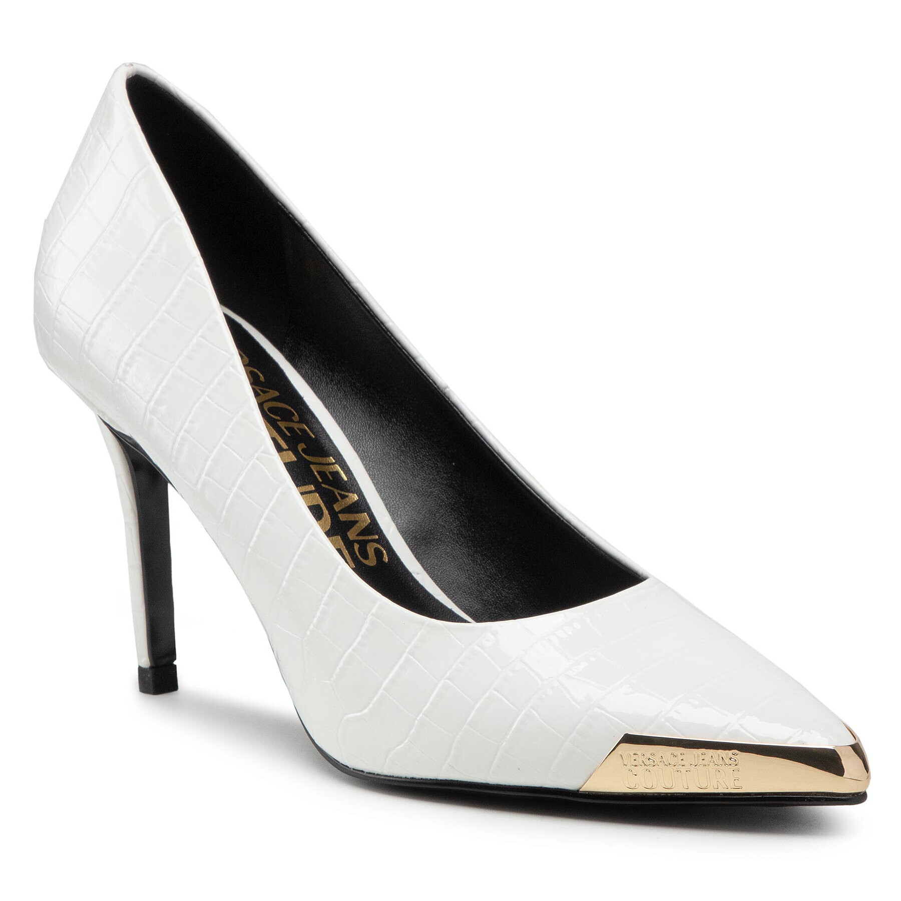 Versace Jeans Couture Обувки на ток 72VA3S50 Бял - Pepit.bg