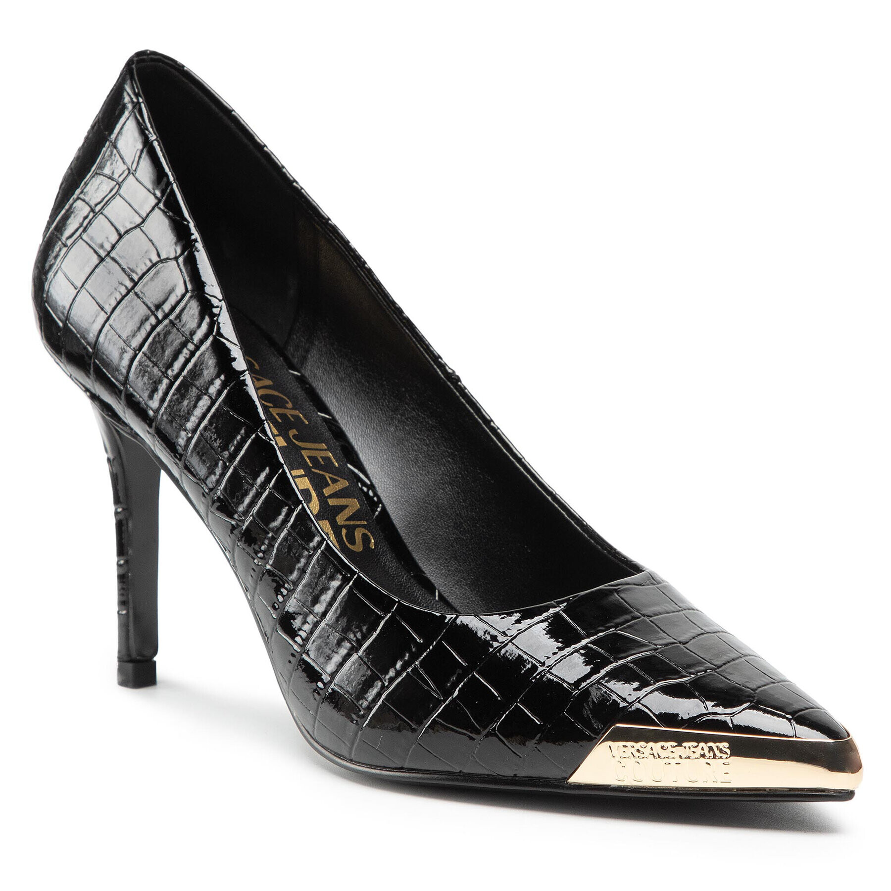 Versace Jeans Couture Обувки на ток 72VA3S50 Черен - Pepit.bg