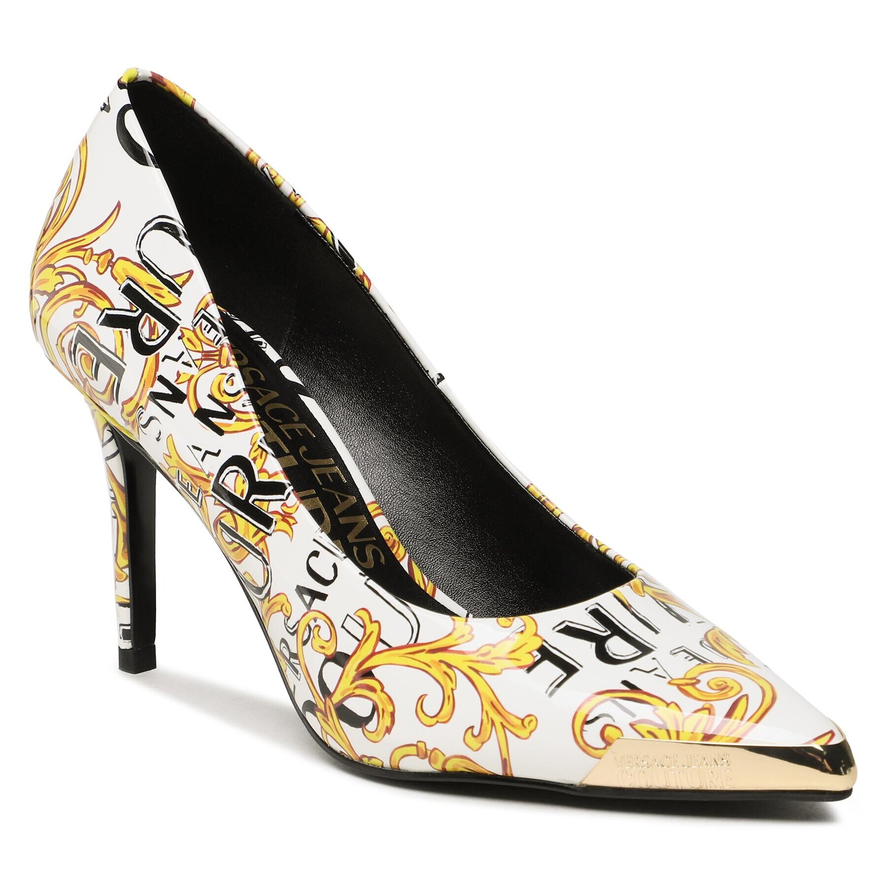 Versace Jeans Couture Обувки на ток 74VA3S50 Бял - Pepit.bg