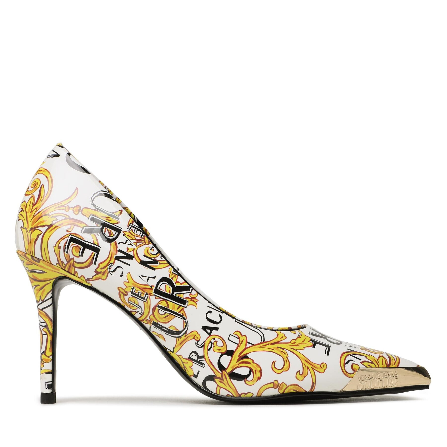 Versace Jeans Couture Обувки на ток 74VA3S50 Бял - Pepit.bg