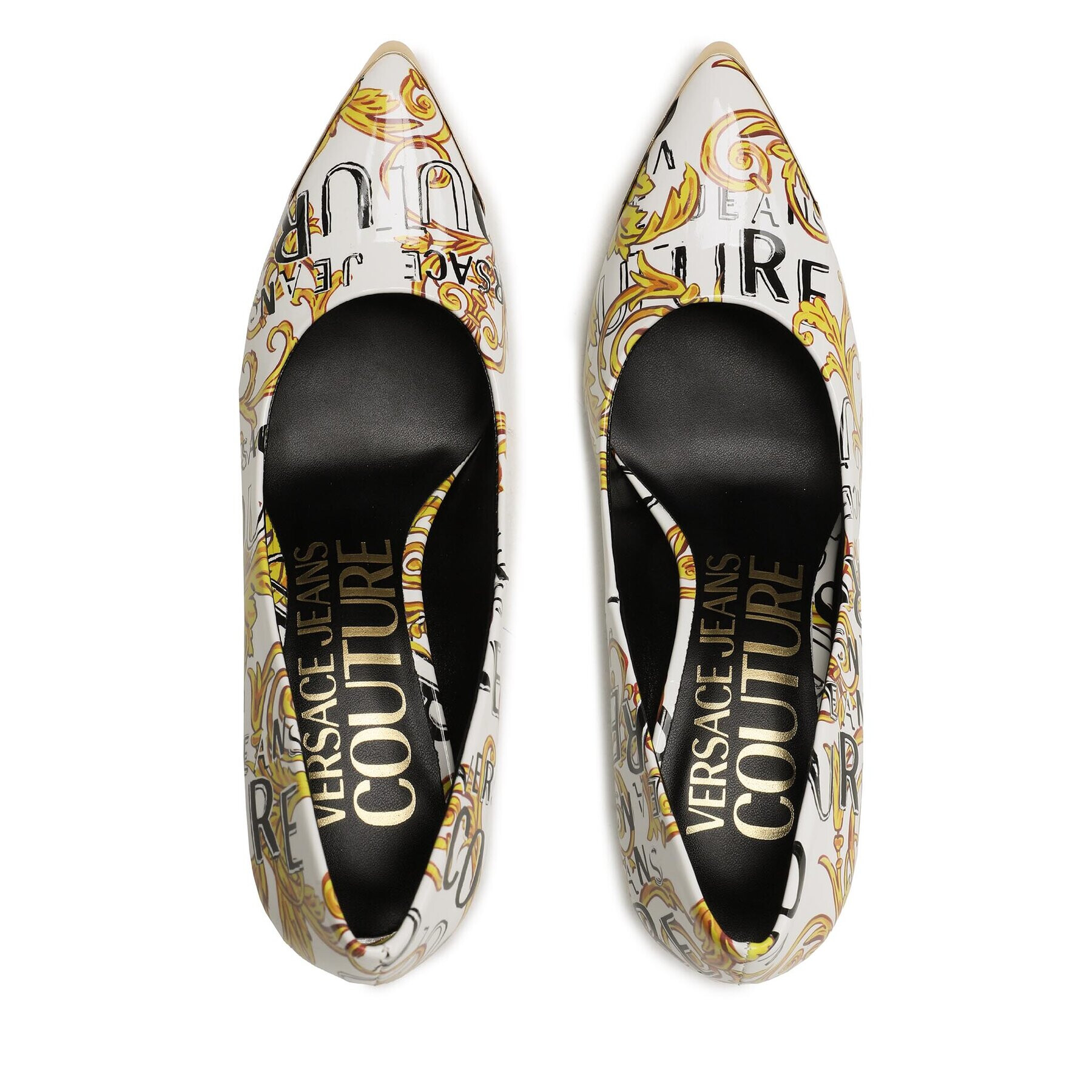 Versace Jeans Couture Обувки на ток 74VA3S50 Бял - Pepit.bg