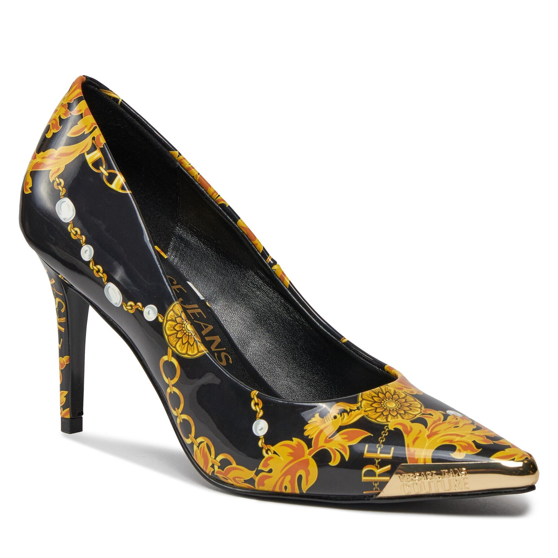 Versace Jeans Couture Обувки на ток 75VA3S50 Черен - Pepit.bg