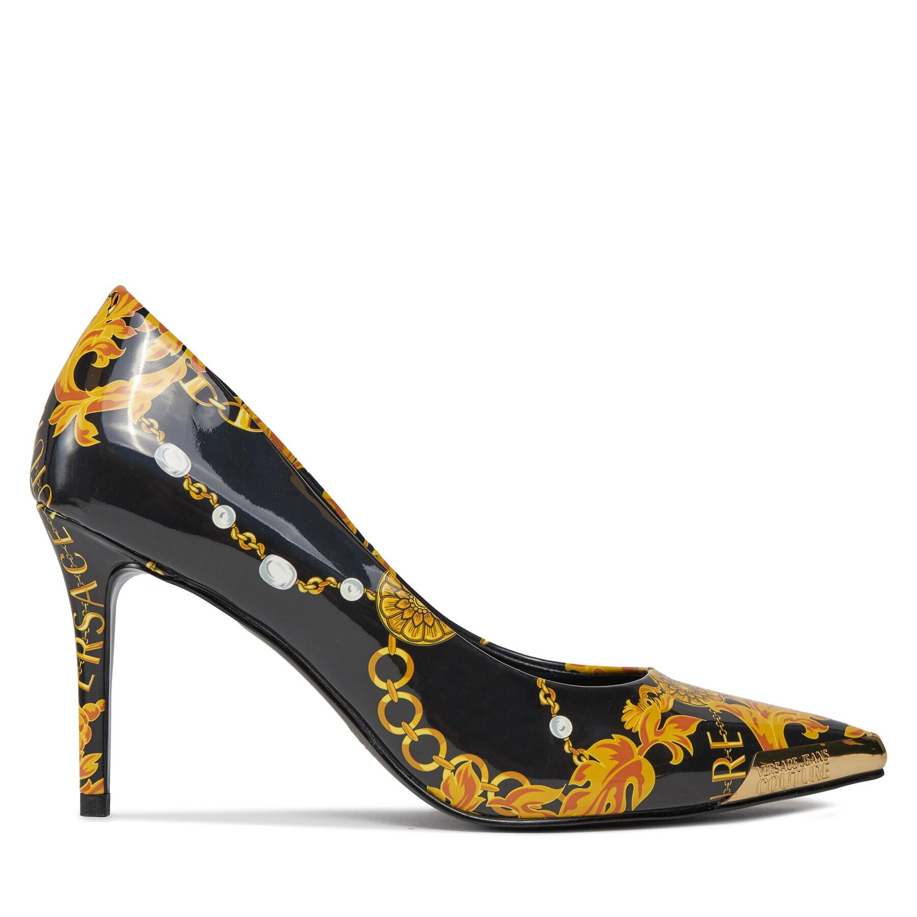 Versace Jeans Couture Обувки на ток 75VA3S50 Черен - Pepit.bg