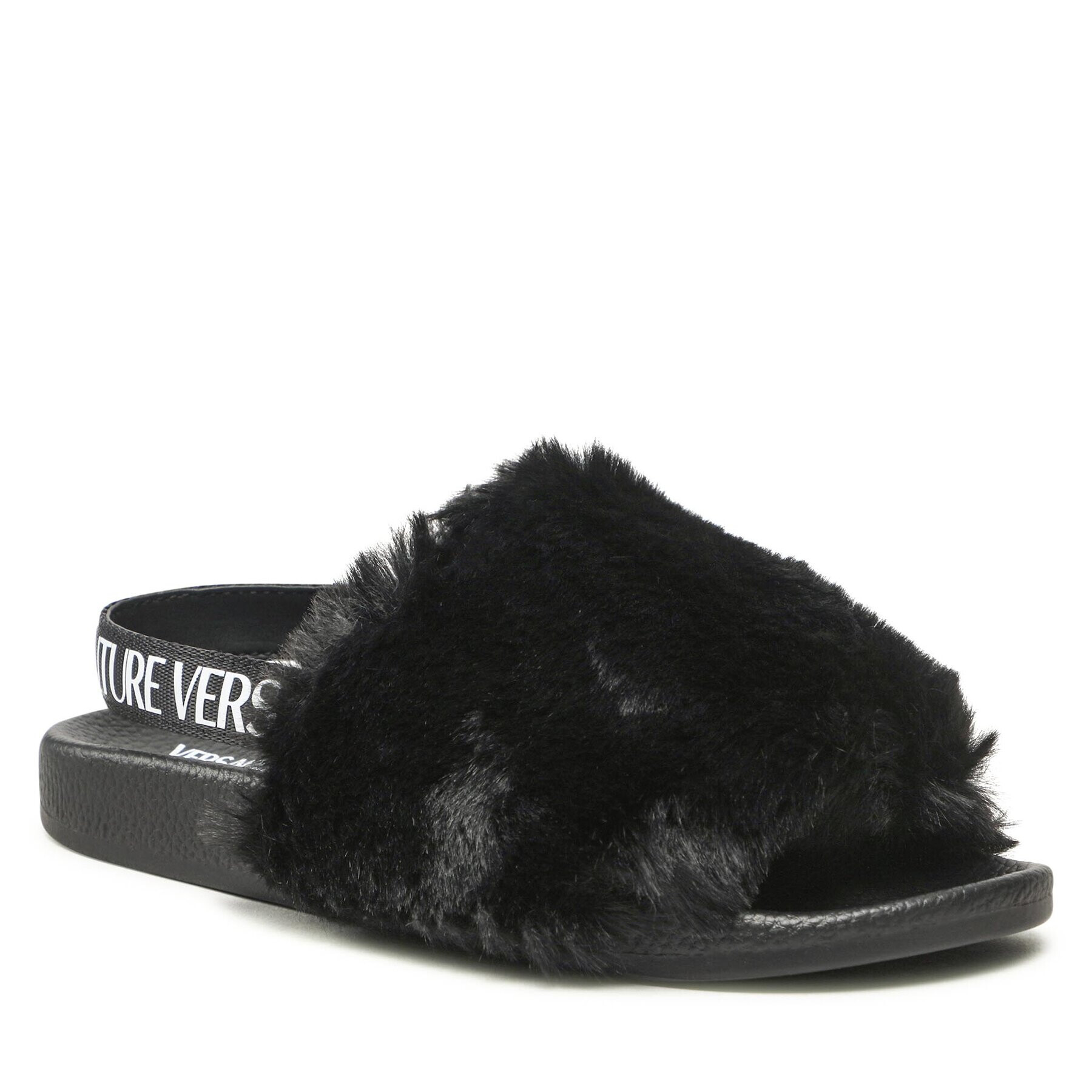 Versace Jeans Couture Пантофи 73VA3SQ6 Черен - Pepit.bg