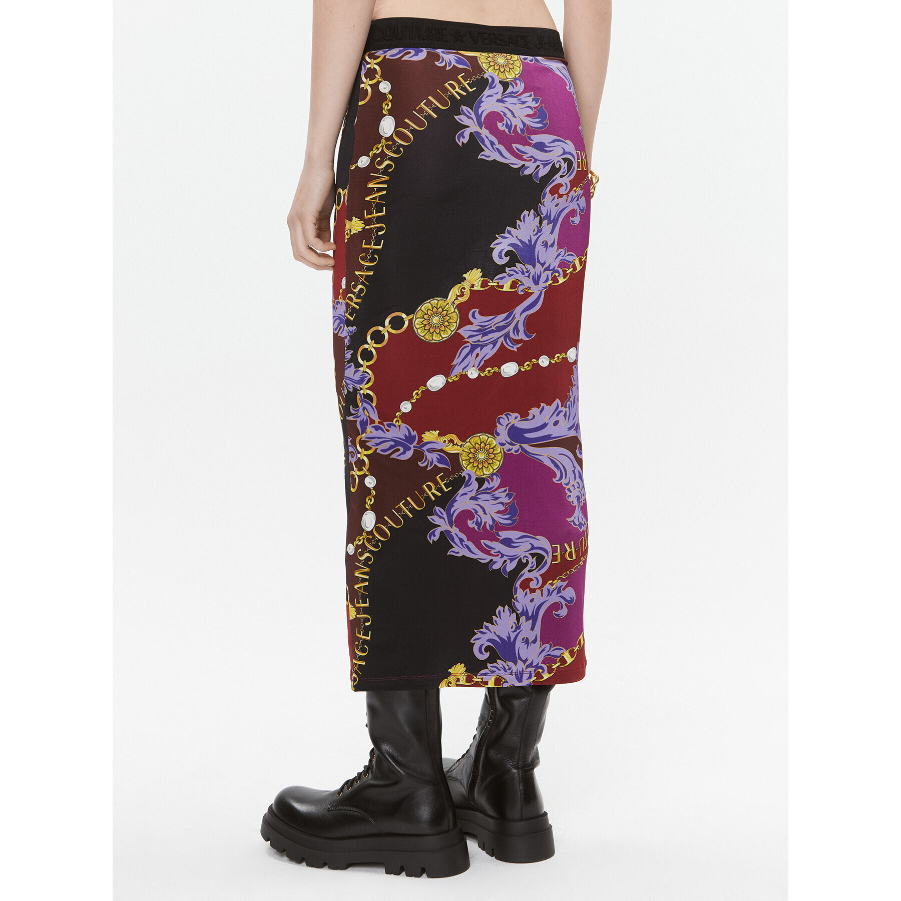 Versace Jeans Couture Пола тип молив 75HAE8A6 Цветен Slim Fit - Pepit.bg