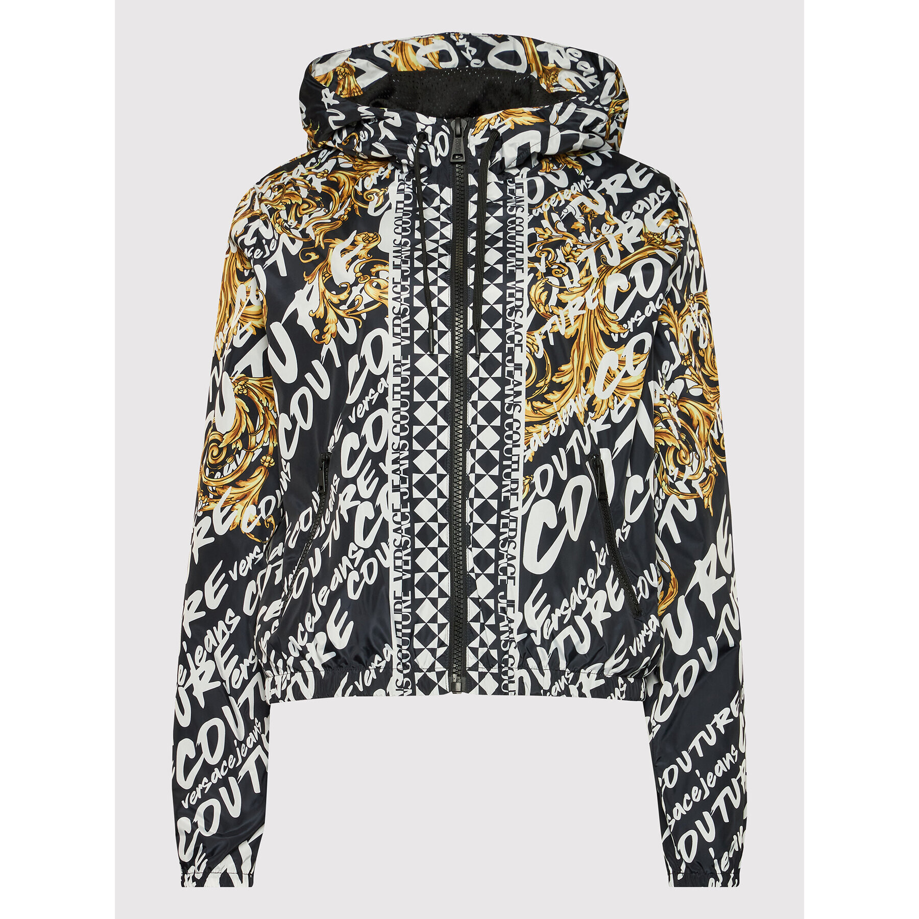 Versace Jeans Couture Преходно яке Brush 73HAT401 Черен Regular Fit - Pepit.bg
