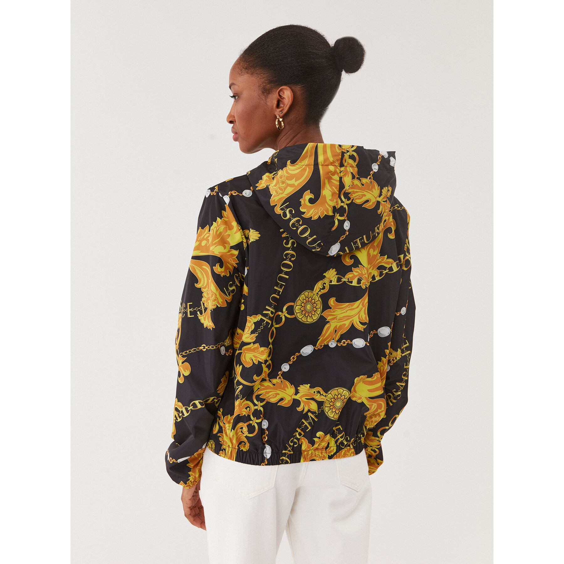 Versace Jeans Couture Преходно яке 75HAS401 Черен Regular Fit - Pepit.bg