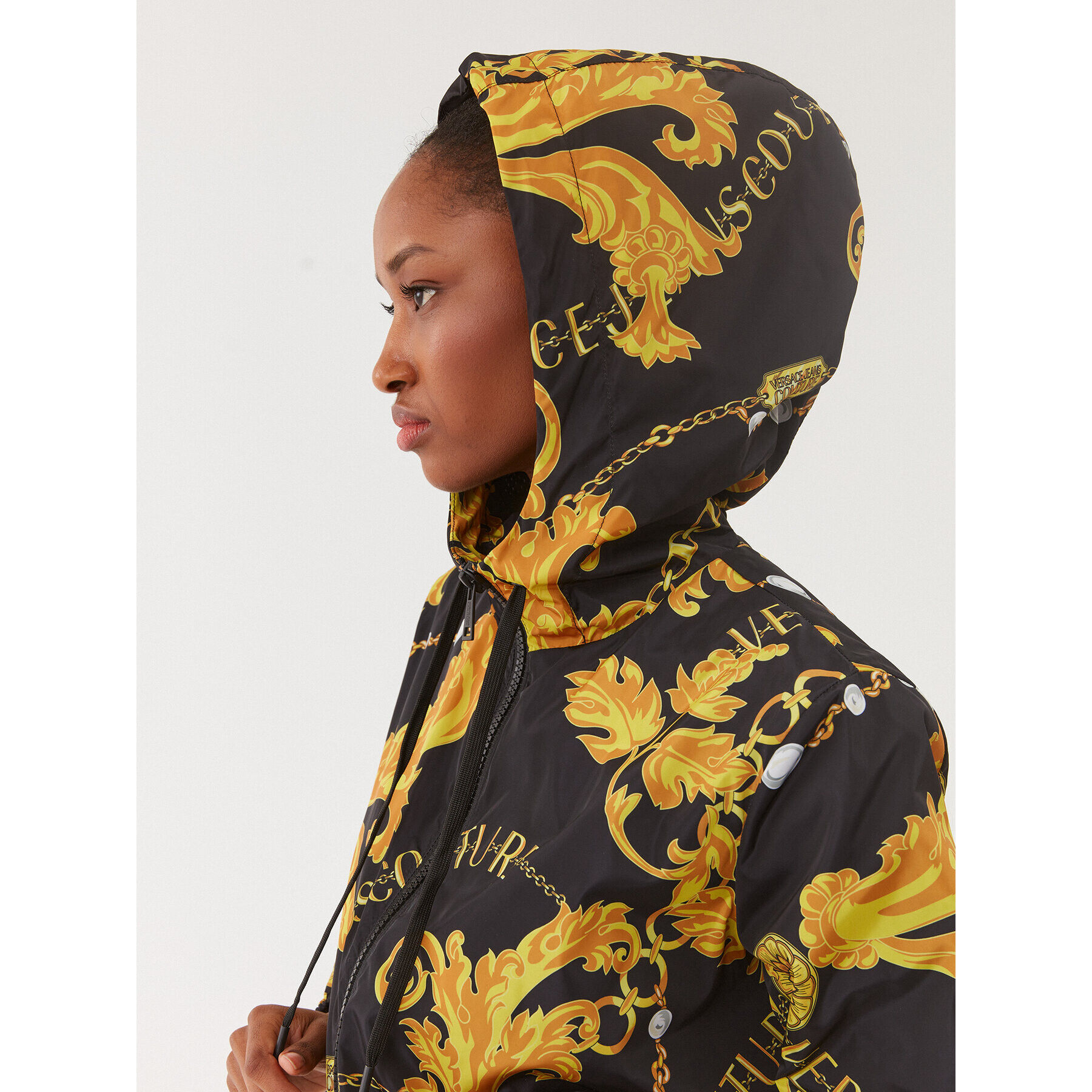 Versace Jeans Couture Преходно яке 75HAS401 Черен Regular Fit - Pepit.bg