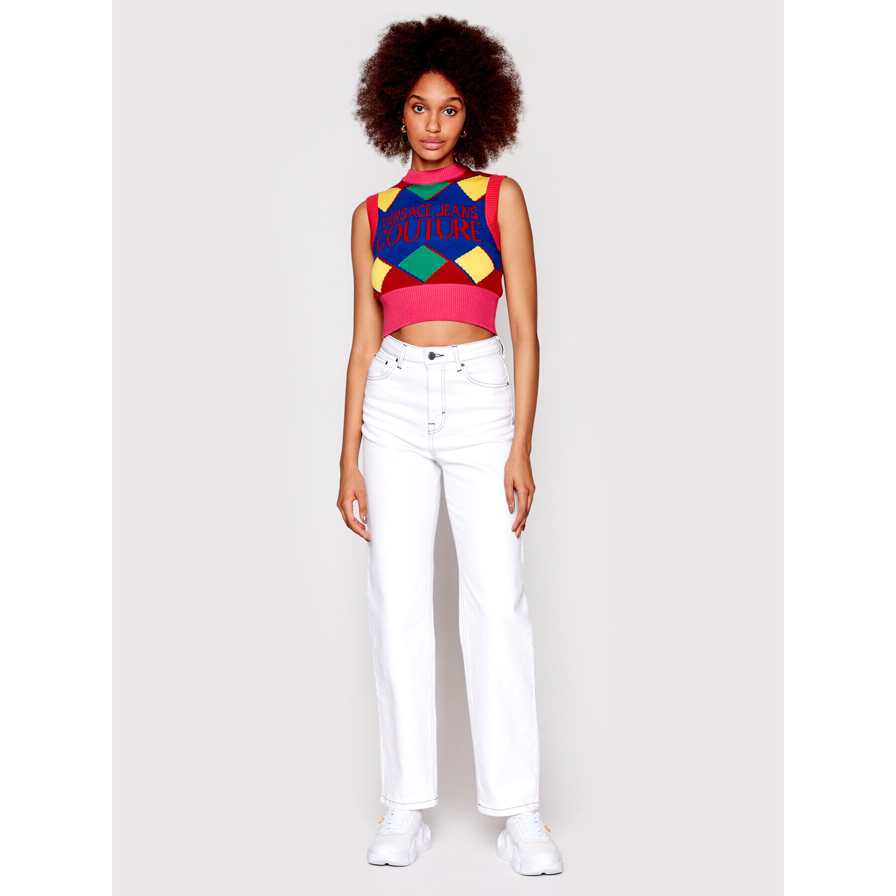 Versace Jeans Couture Пуловер 71HAF829 Цветен Regular Fit - Pepit.bg
