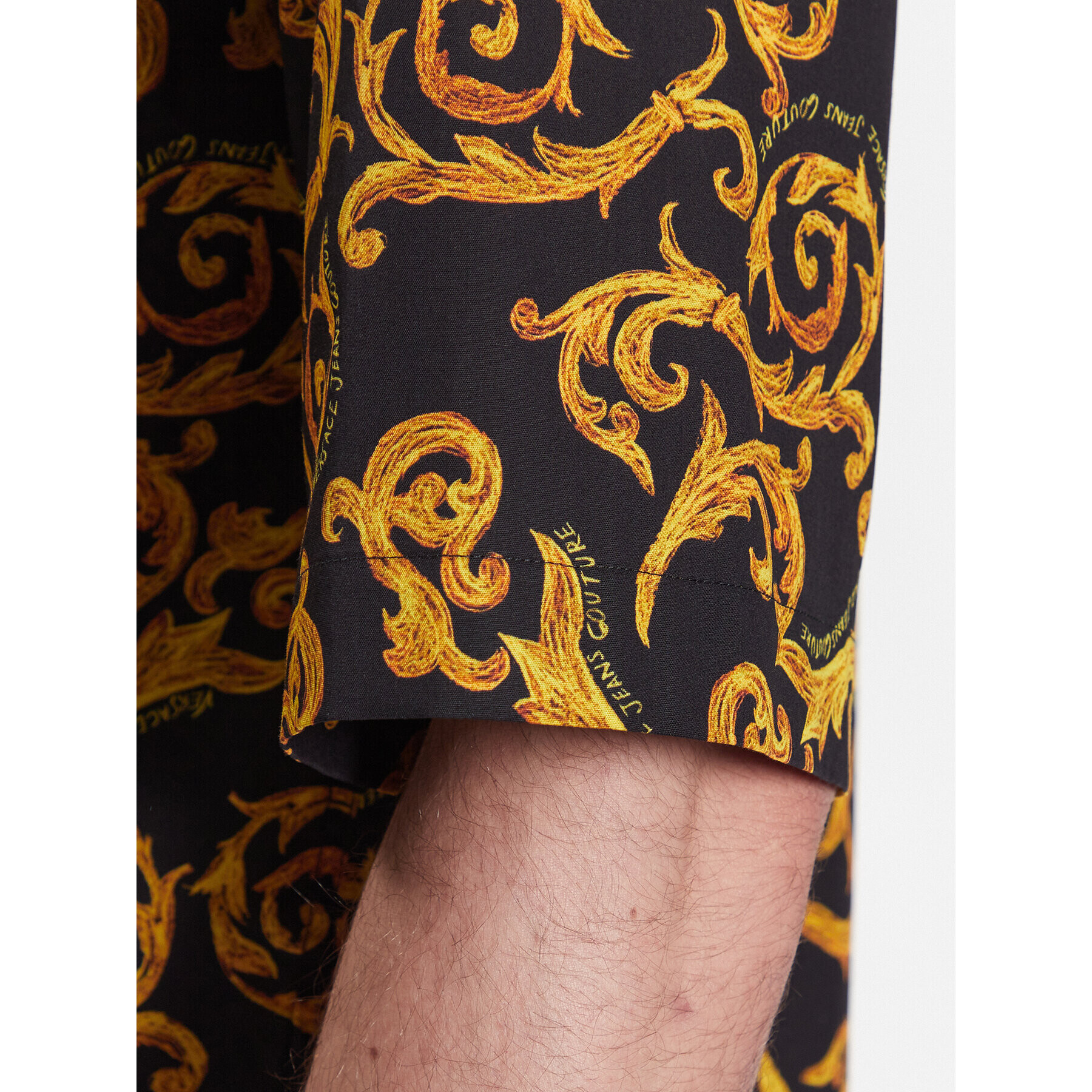 Versace Jeans Couture Риза 74GAL211 Черен Regular Fit - Pepit.bg