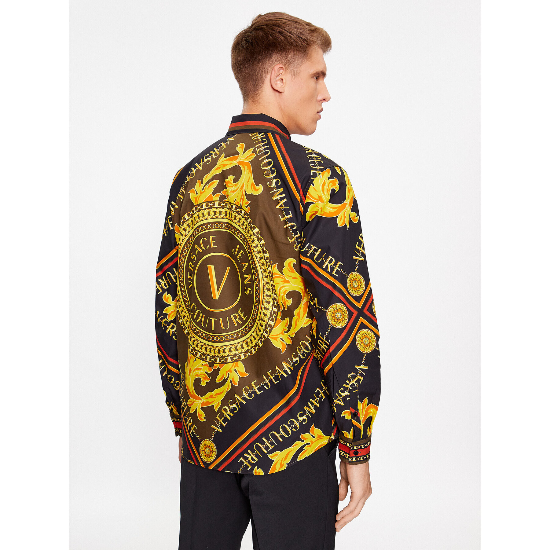 Versace Jeans Couture Риза 75GAL2RF Цветен Regular Fit - Pepit.bg