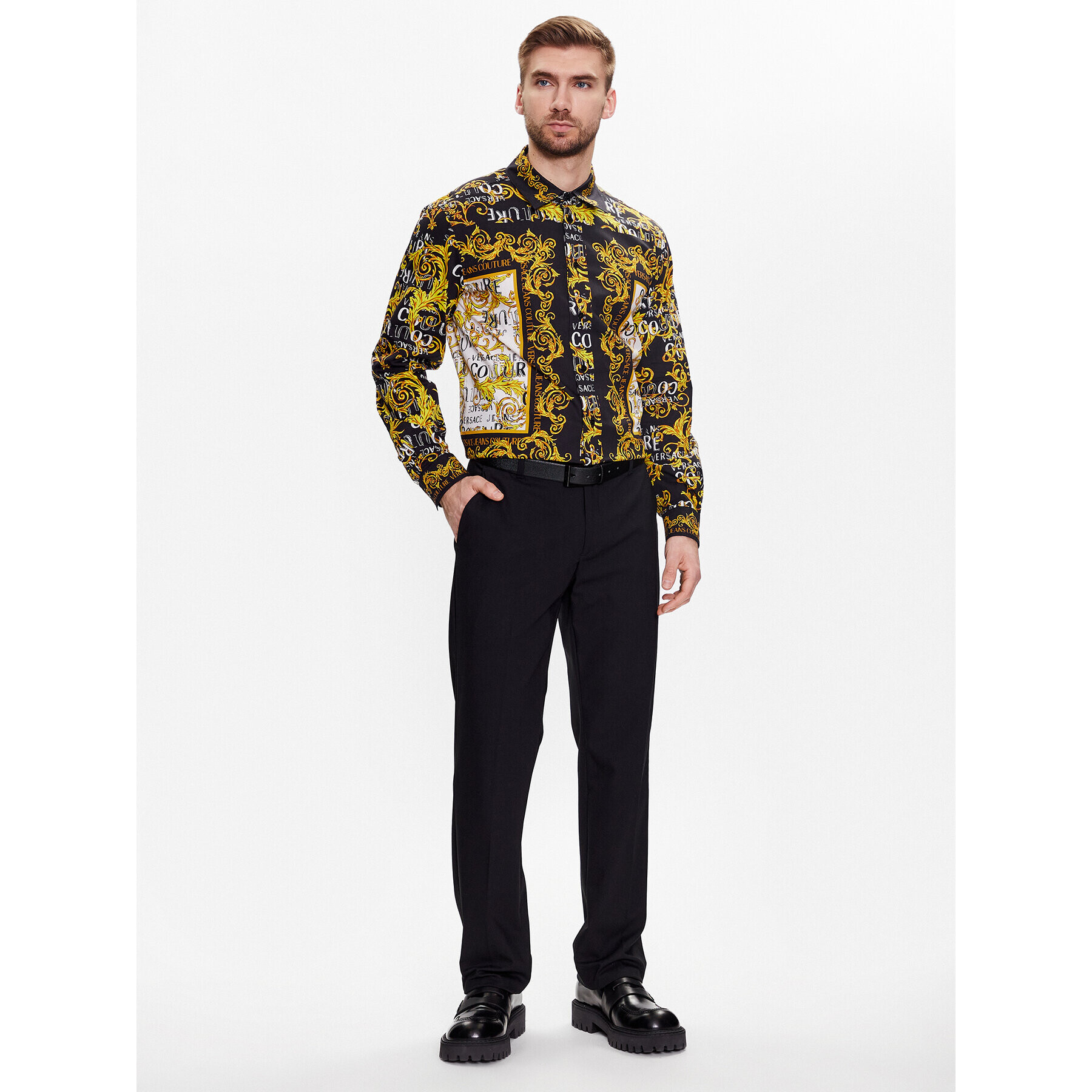 Versace Jeans Couture Риза Panel Baroque 74GAL2RB Цветен Regular Fit - Pepit.bg