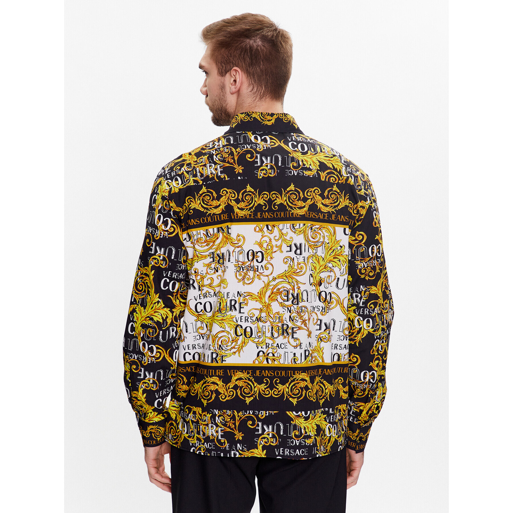 Versace Jeans Couture Риза Panel Baroque 74GAL2RB Цветен Regular Fit - Pepit.bg