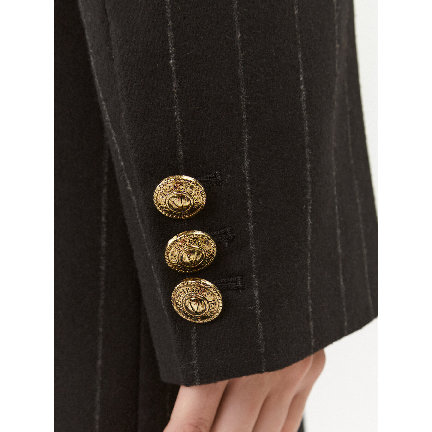 Versace Jeans Couture Сако 75HAQ700 Черен Oversize - Pepit.bg