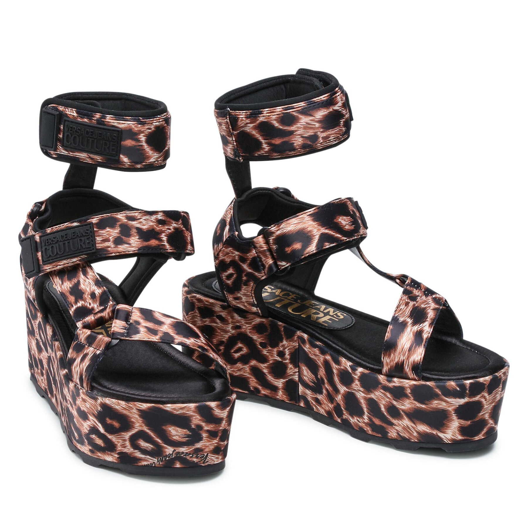 Versace Jeans Couture Сандали 72VA3S09 Кафяв - Pepit.bg