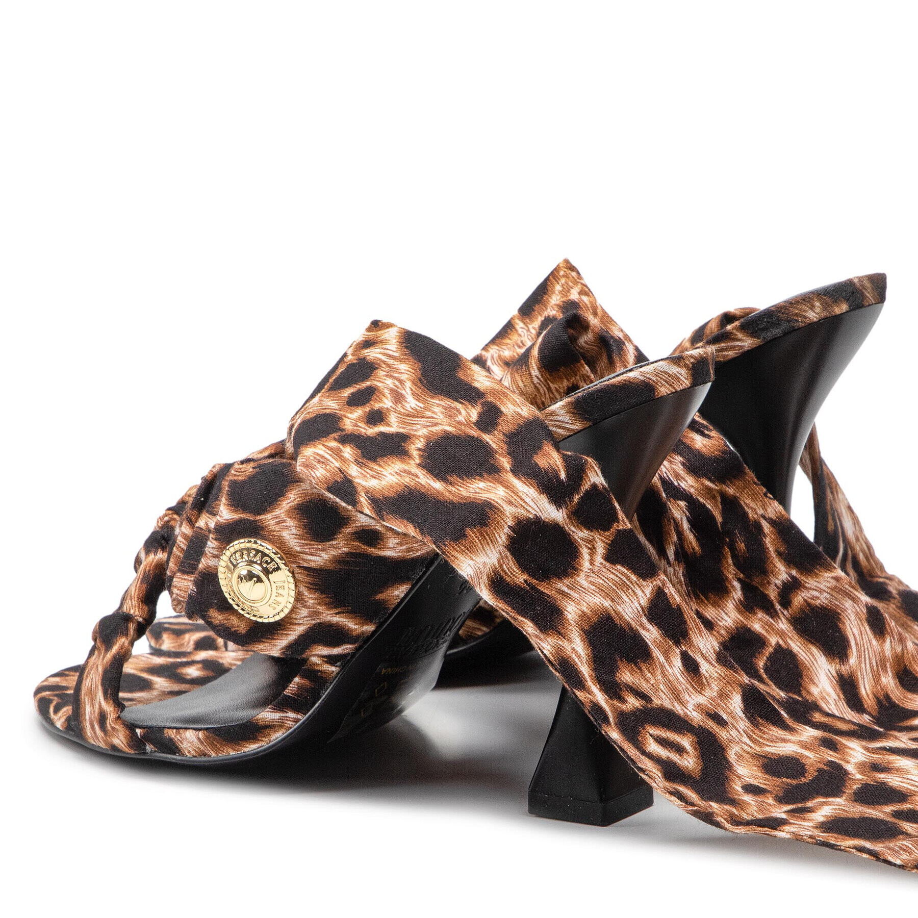 Versace Jeans Couture Сандали 72VA3S10 Кафяв - Pepit.bg