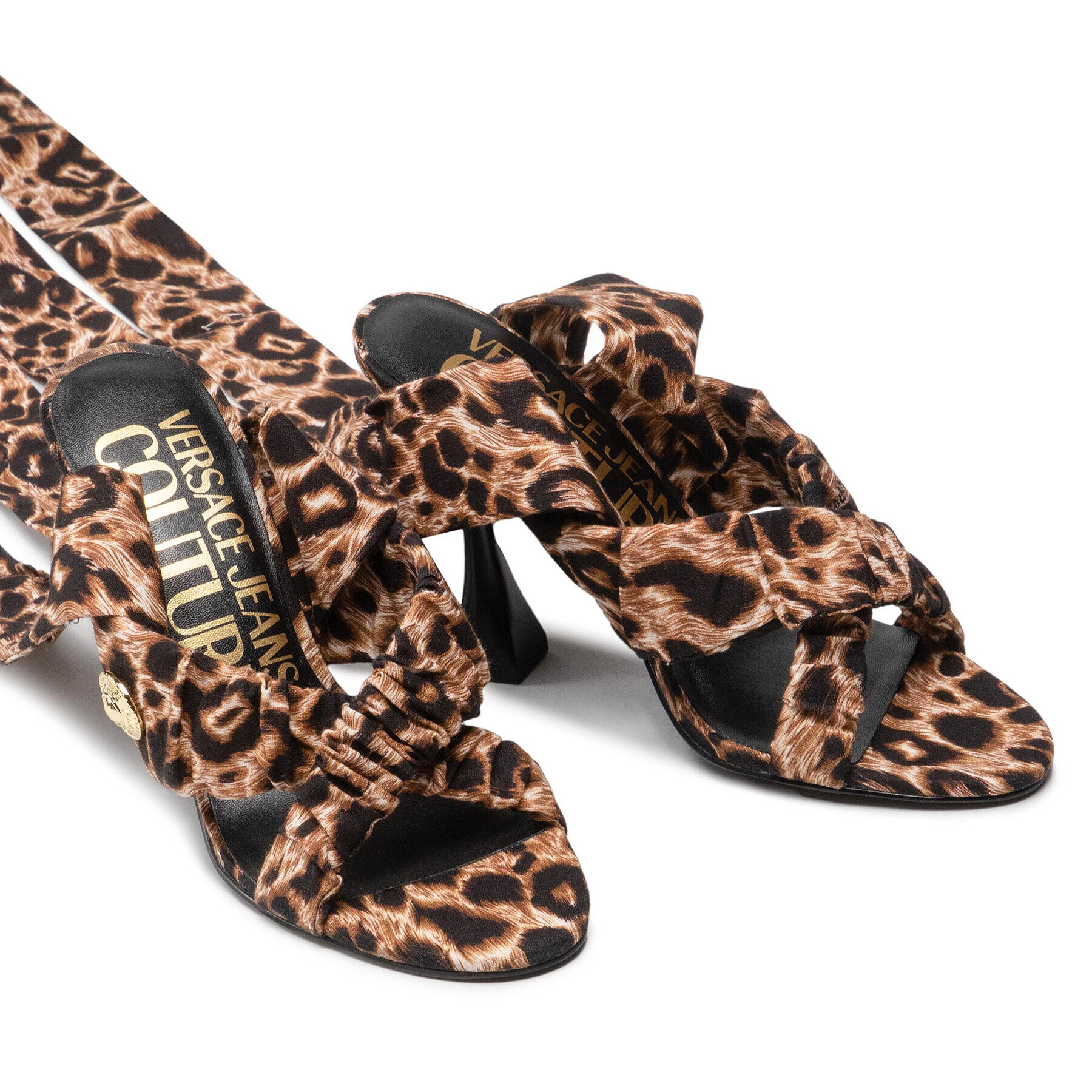 Versace Jeans Couture Сандали 72VA3S10 Кафяв - Pepit.bg