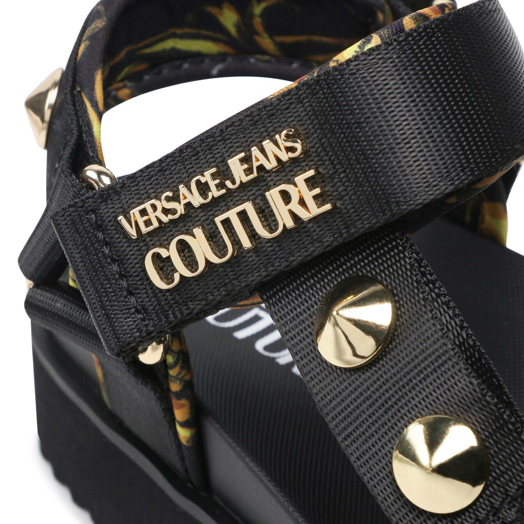 Versace Jeans Couture Сандали 72VA3SM2 Черен - Pepit.bg