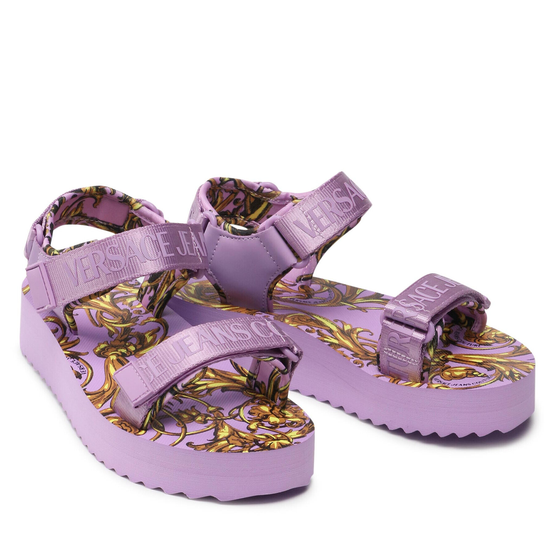 Versace Jeans Couture Сандали 72VA3SX4 Виолетов - Pepit.bg