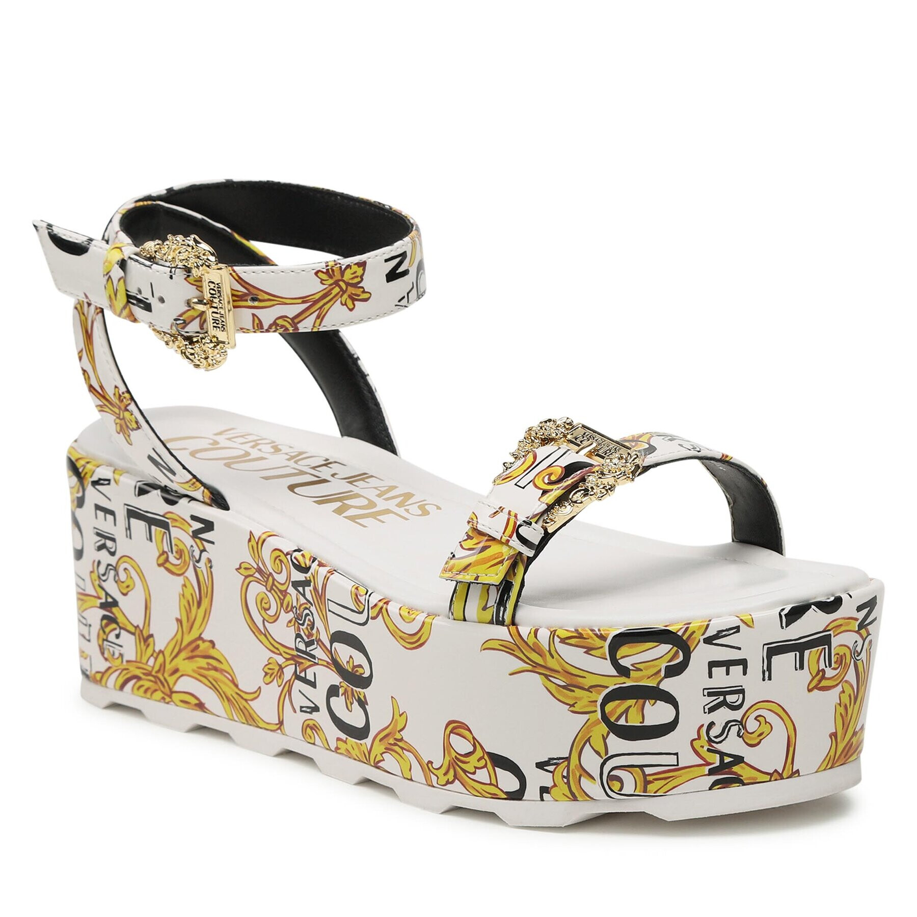 Versace Jeans Couture Сандали 74VA3S06 Бял - Pepit.bg