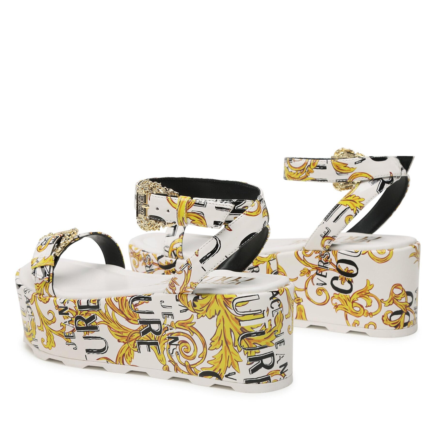 Versace Jeans Couture Сандали 74VA3S06 Бял - Pepit.bg