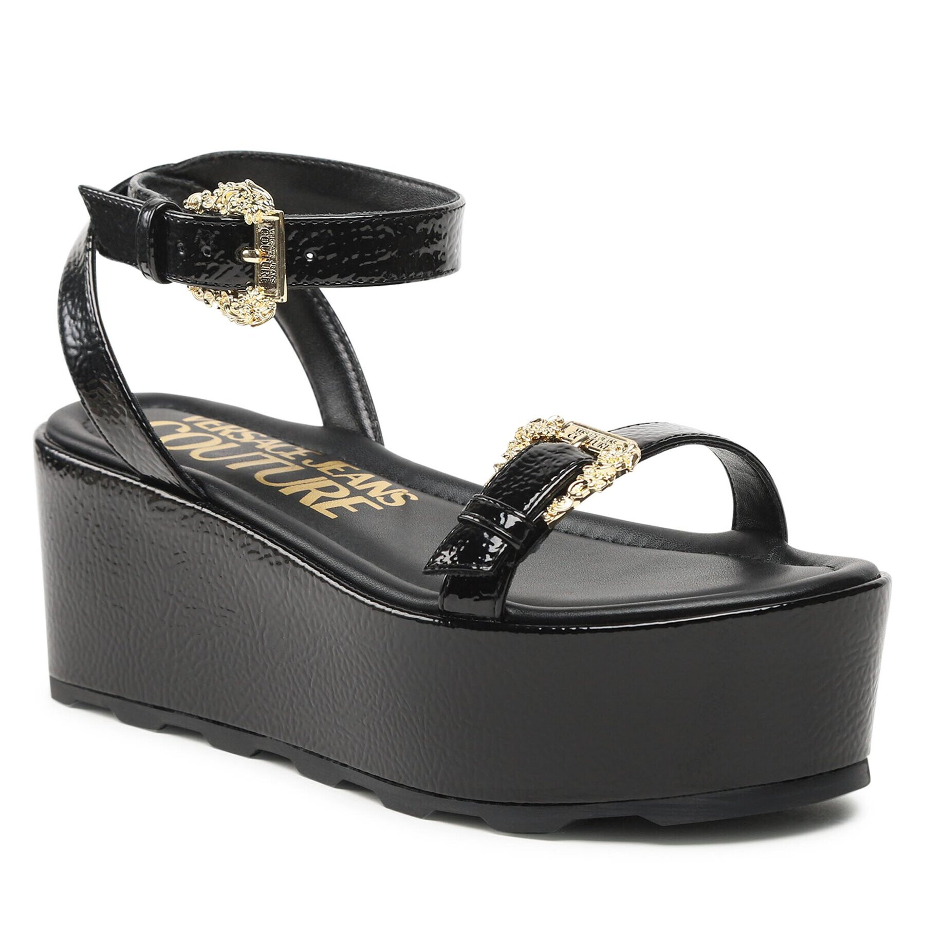 Versace Jeans Couture Сандали 74VA3S06 Черен - Pepit.bg