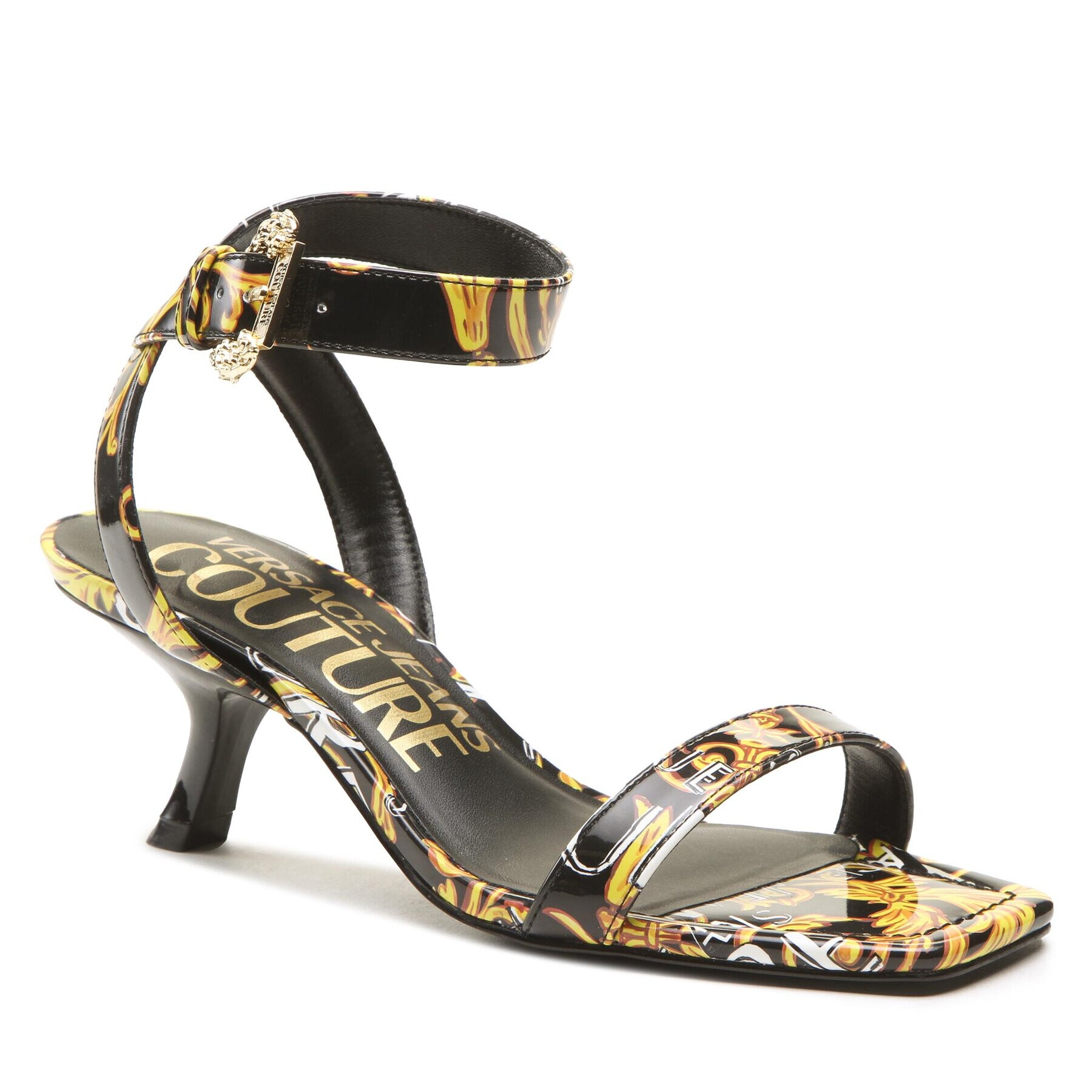 Versace Jeans Couture Сандали 74VA3S40 Черен - Pepit.bg