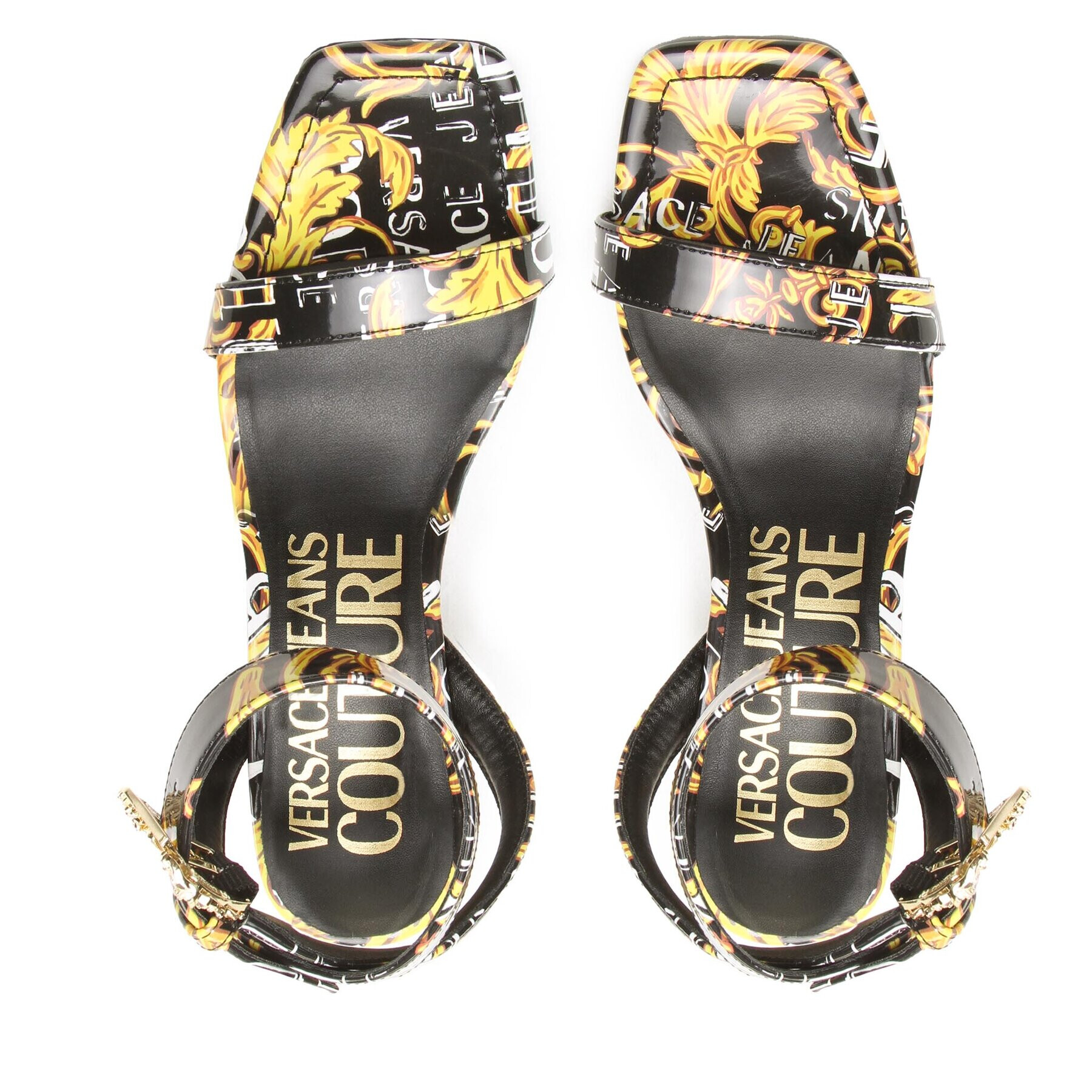 Versace Jeans Couture Сандали 74VA3S40 Черен - Pepit.bg