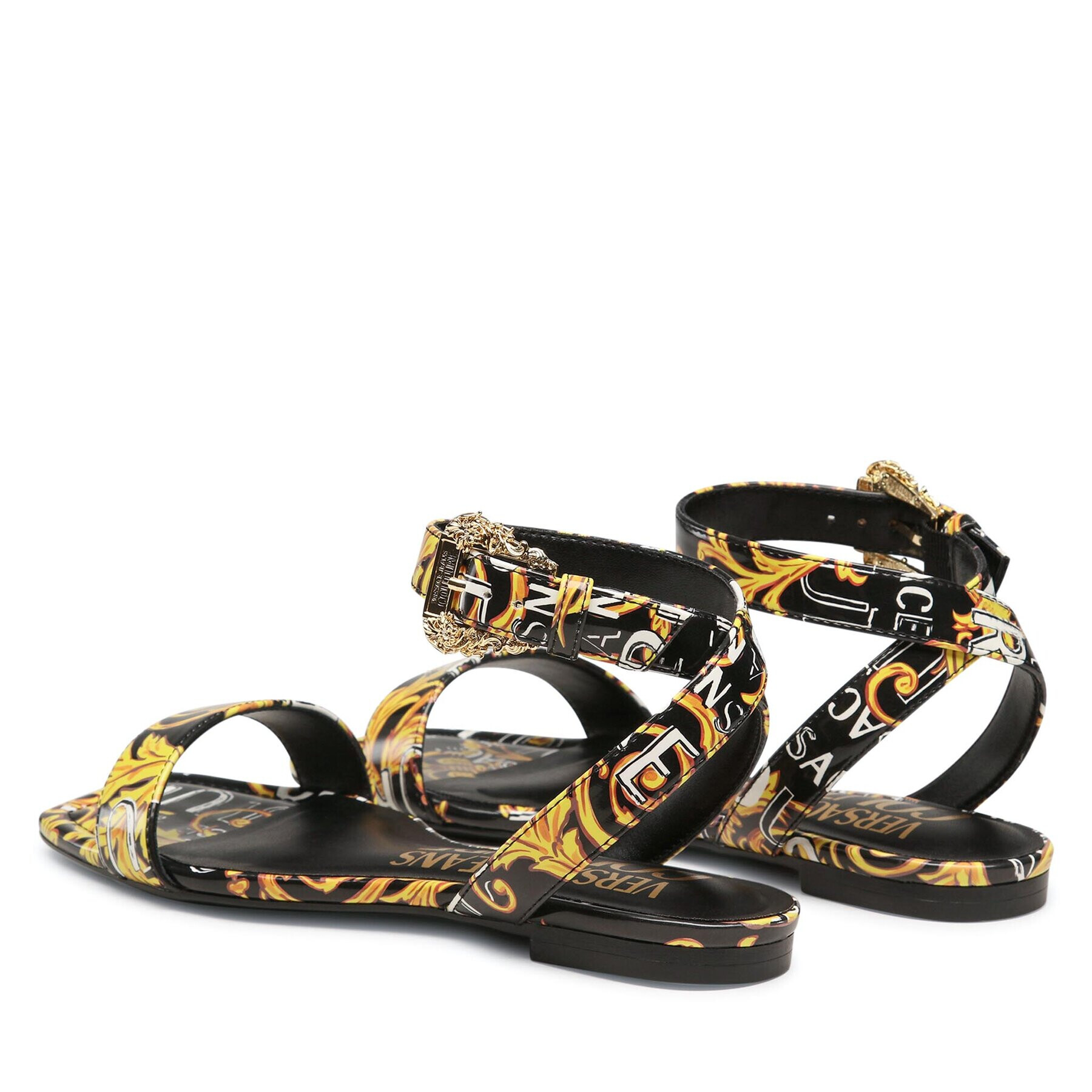 Versace Jeans Couture Сандали 74VA3S61 Жълт - Pepit.bg